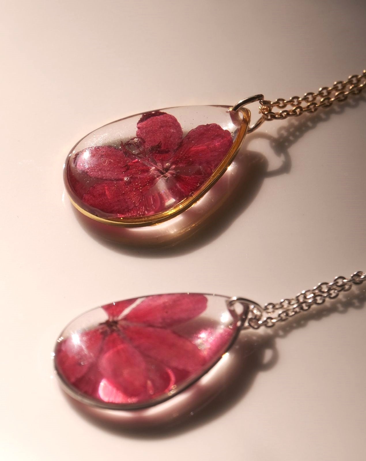 Sunlit Jatropha Necklace