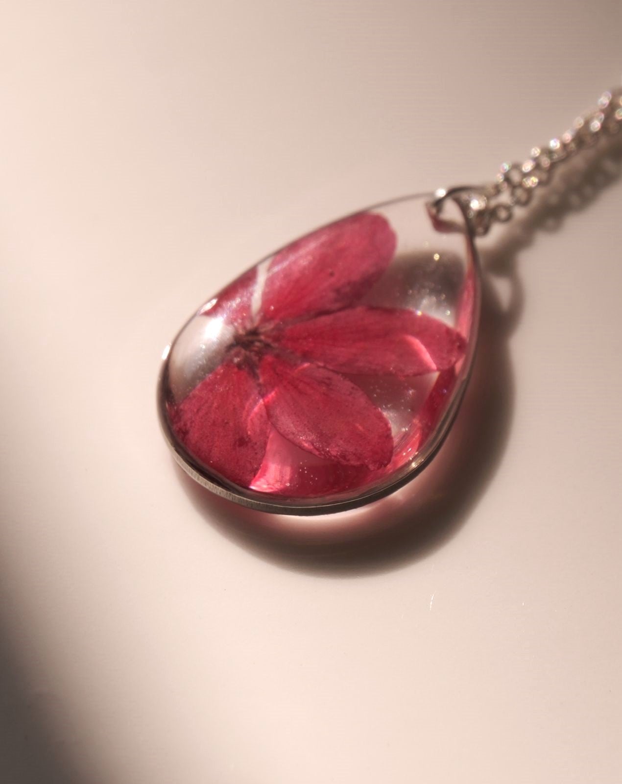 Sunlit Jatropha Necklace
