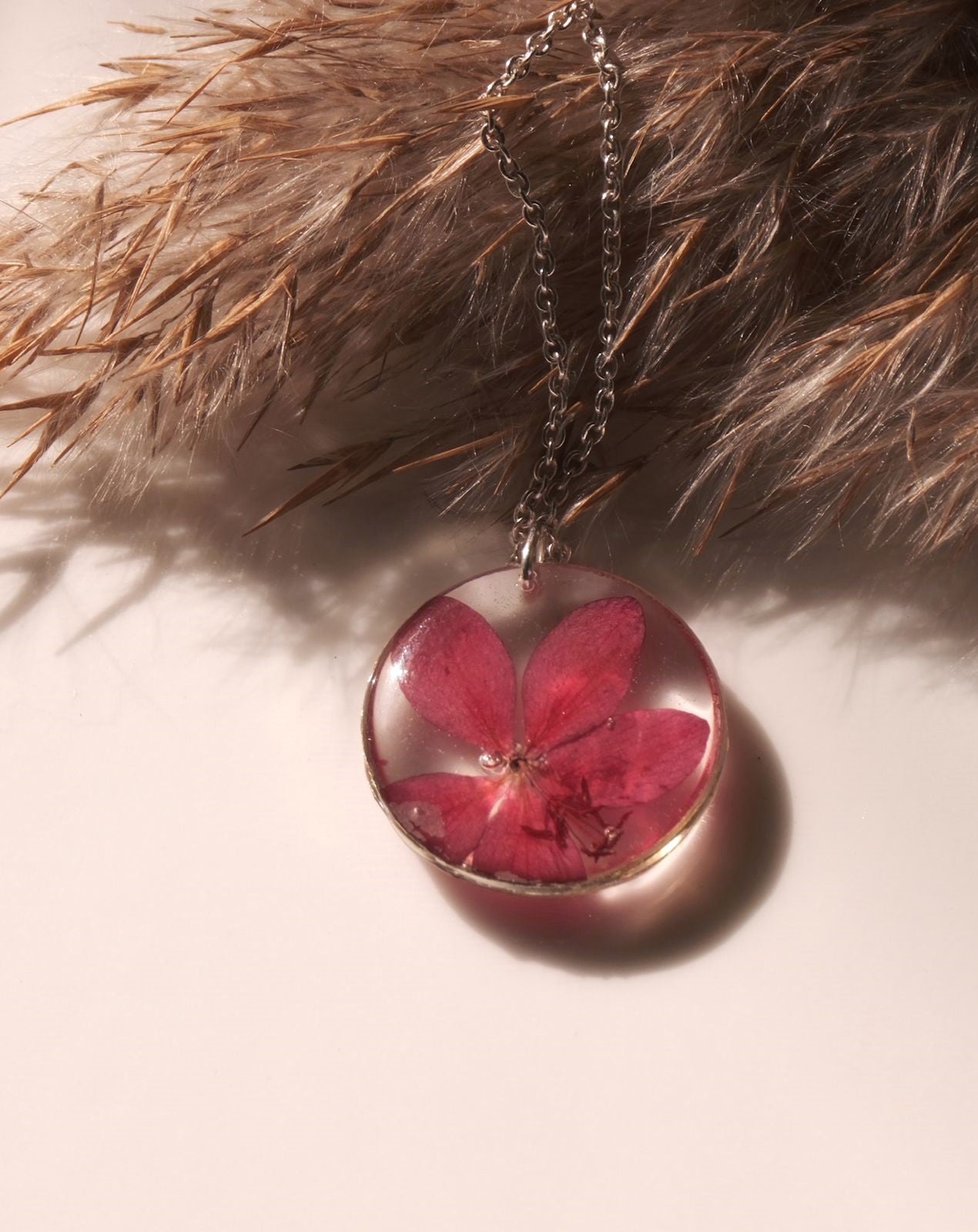 Sunlit Jatropha Necklace