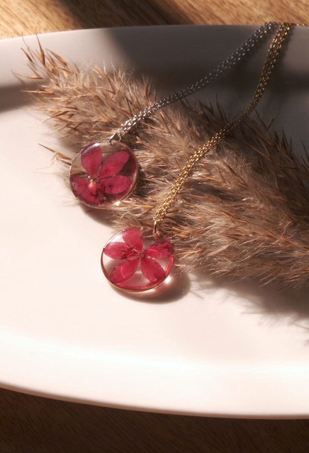 Sunlit Jatropha Necklace