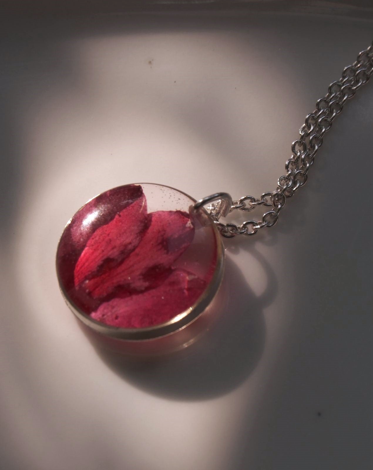 Sunlit Jatropha Necklace