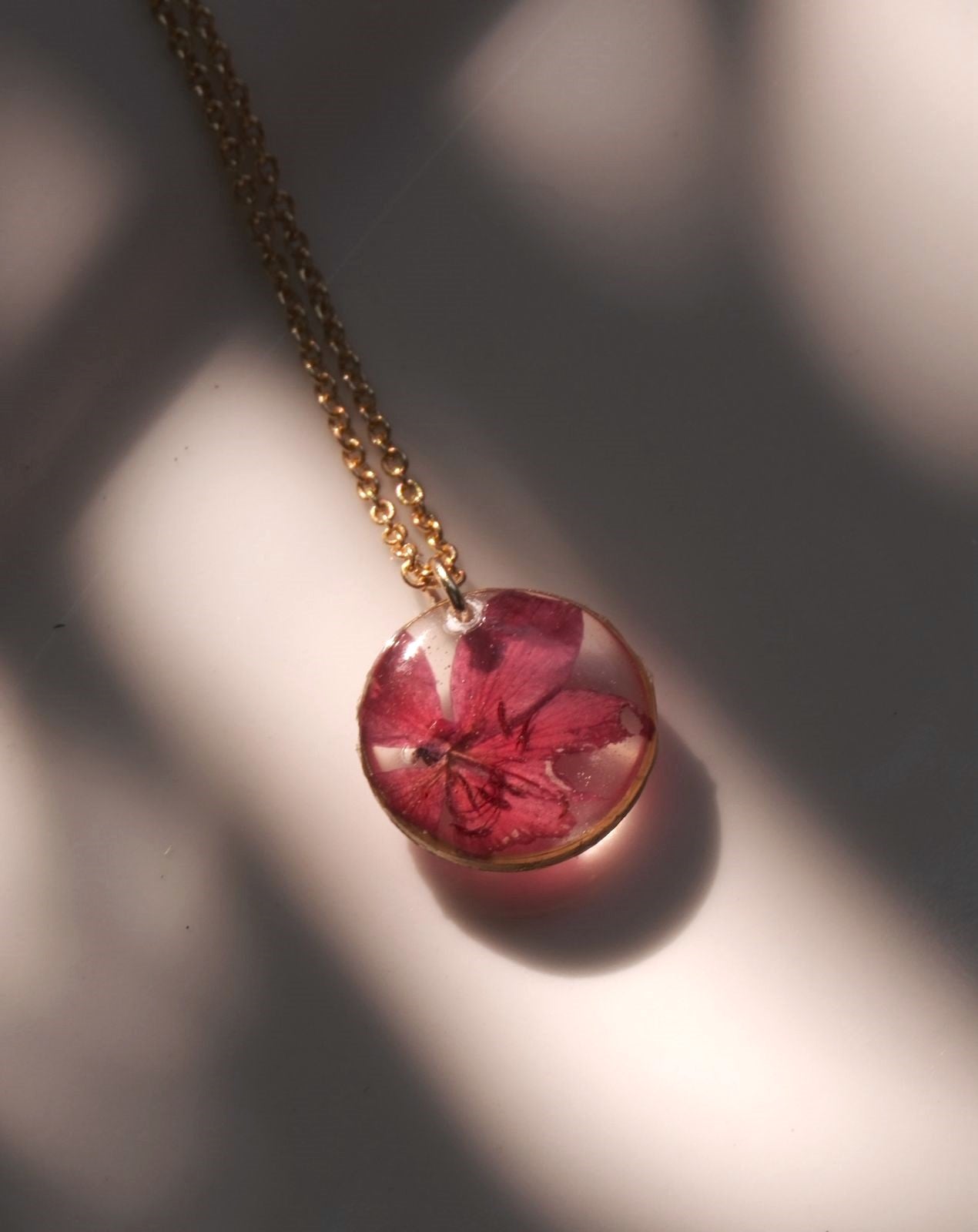 Sunlit Jatropha Necklace