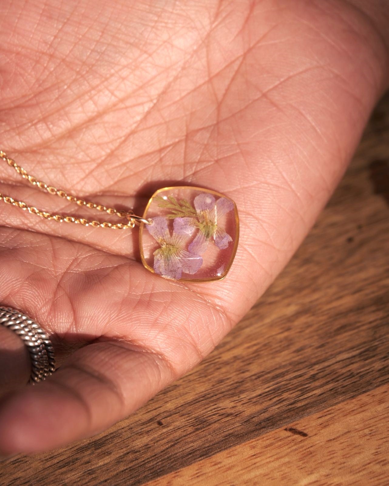 Pinkwood Charm Necklace