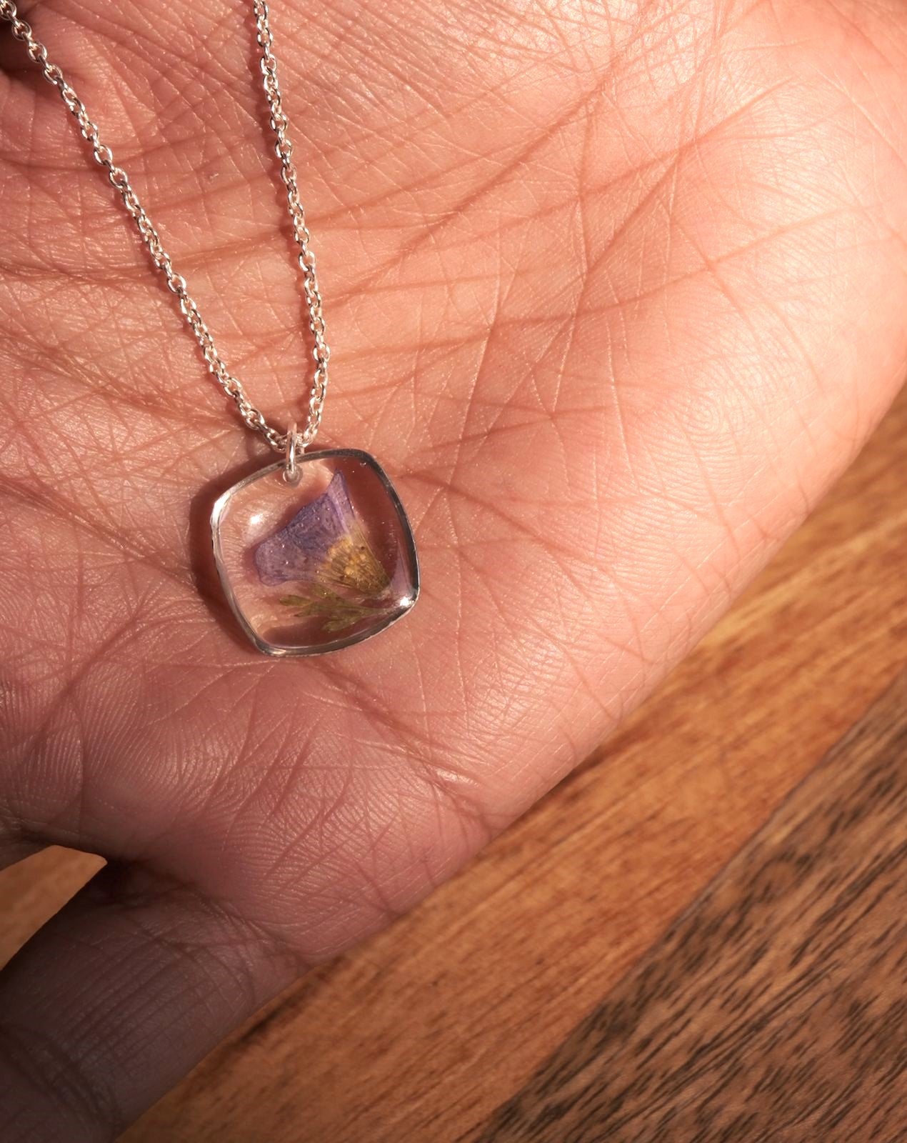 Pinkwood Charm Necklace