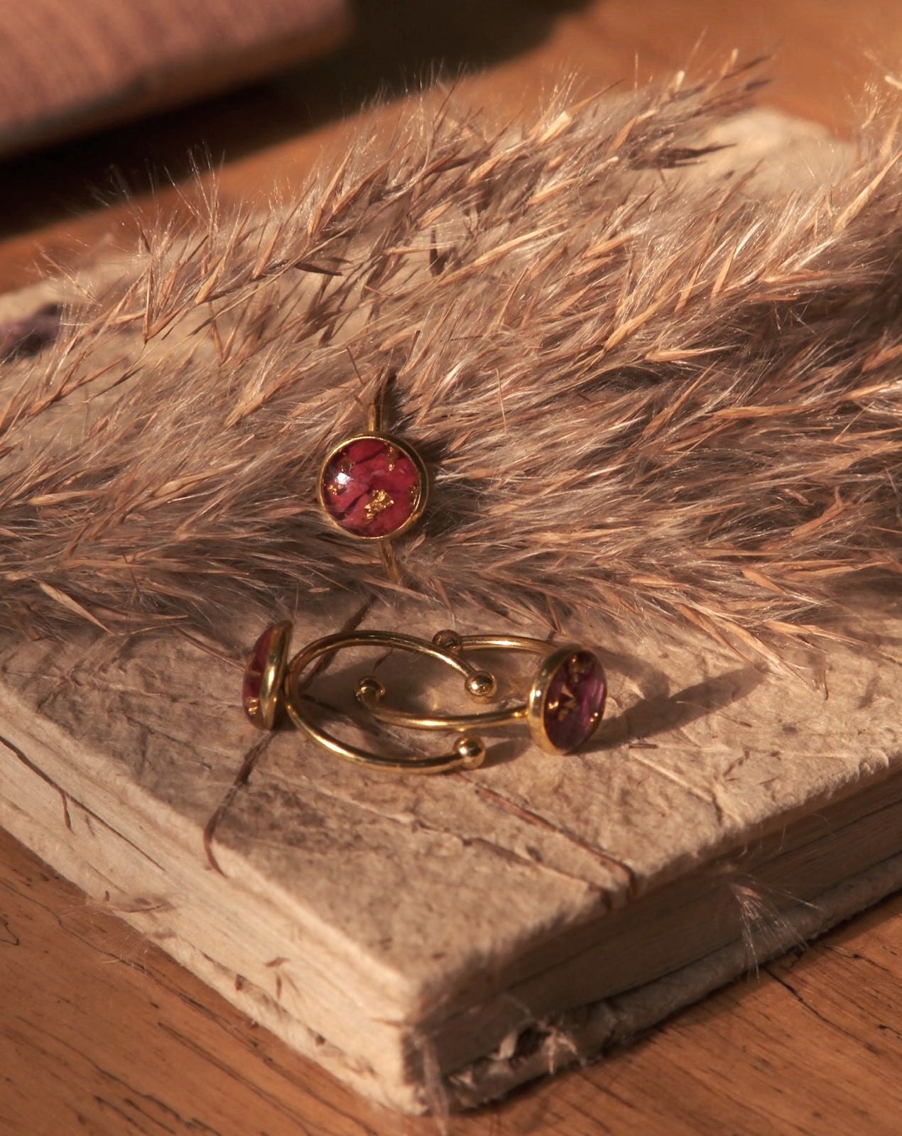 Rose Dust Rings