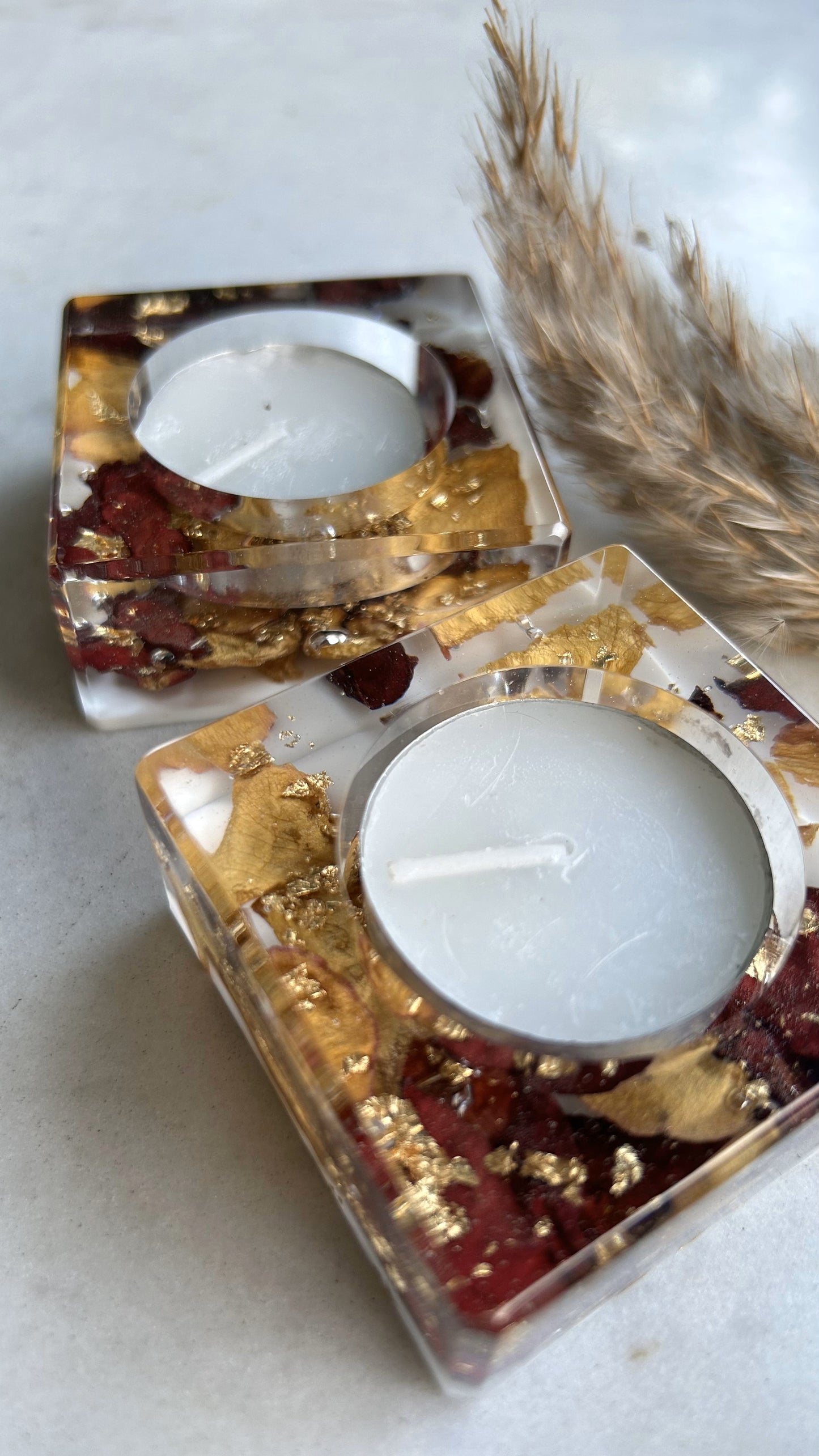 Rose Blossom Tealight Holders