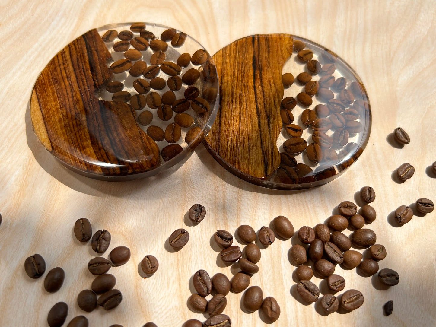 BrewWood Coaster Set