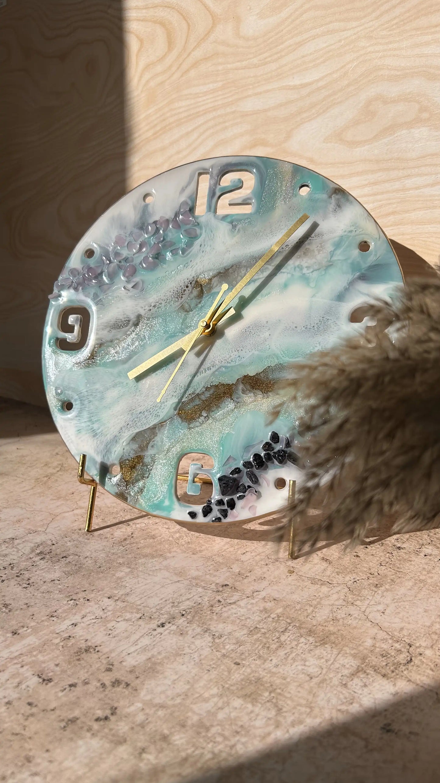 Zen Green Clock