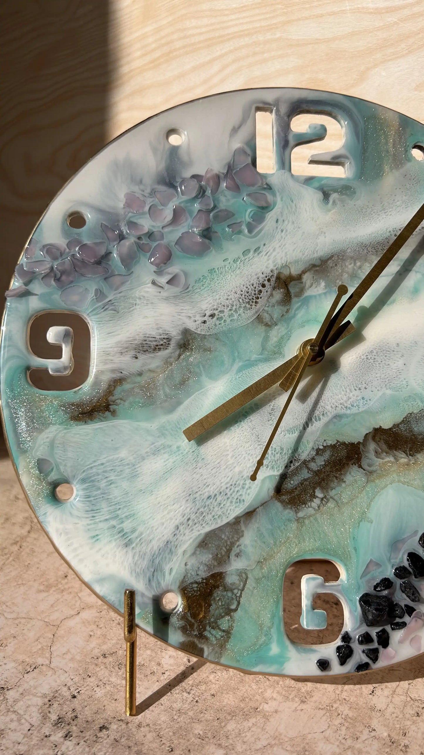 Zen Green Clock