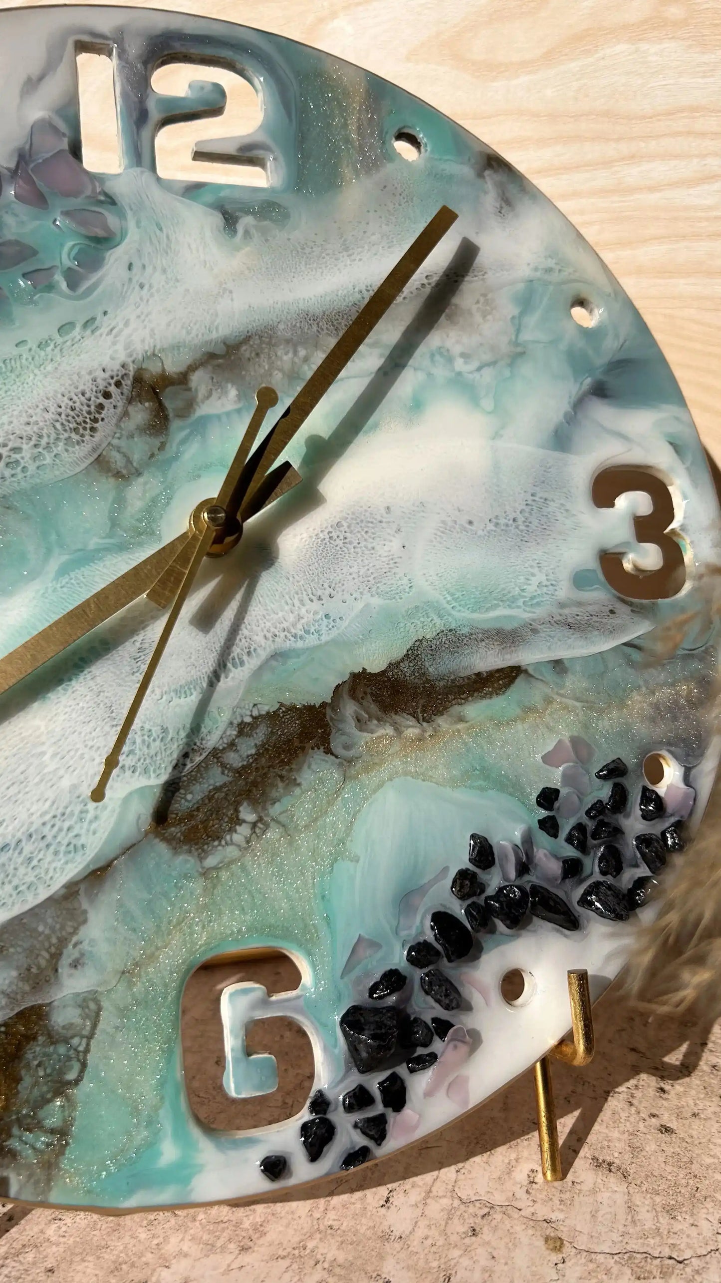 Zen Green Clock