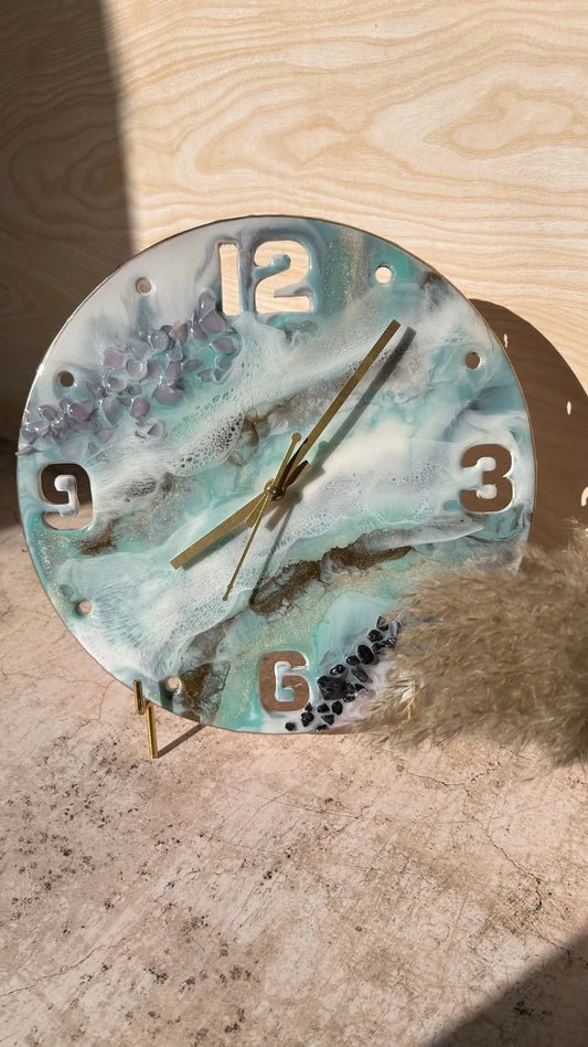 Zen Green Clock