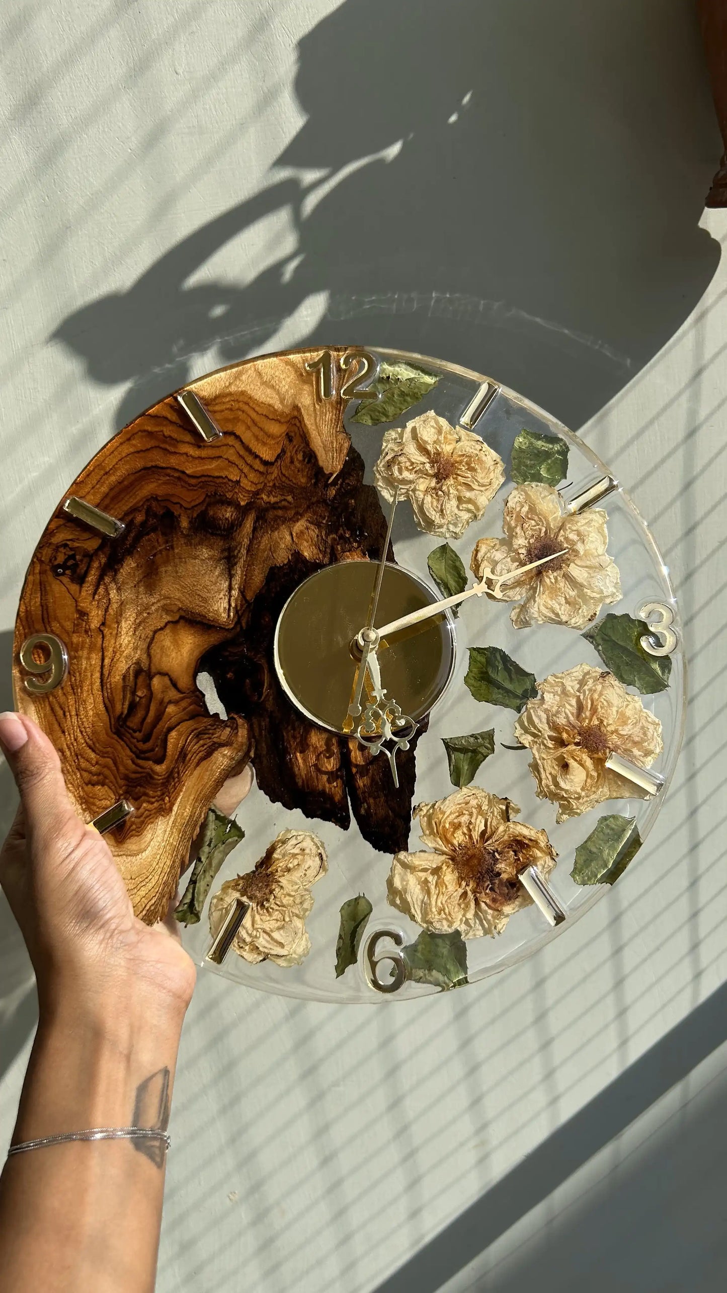 Rosewood Clock