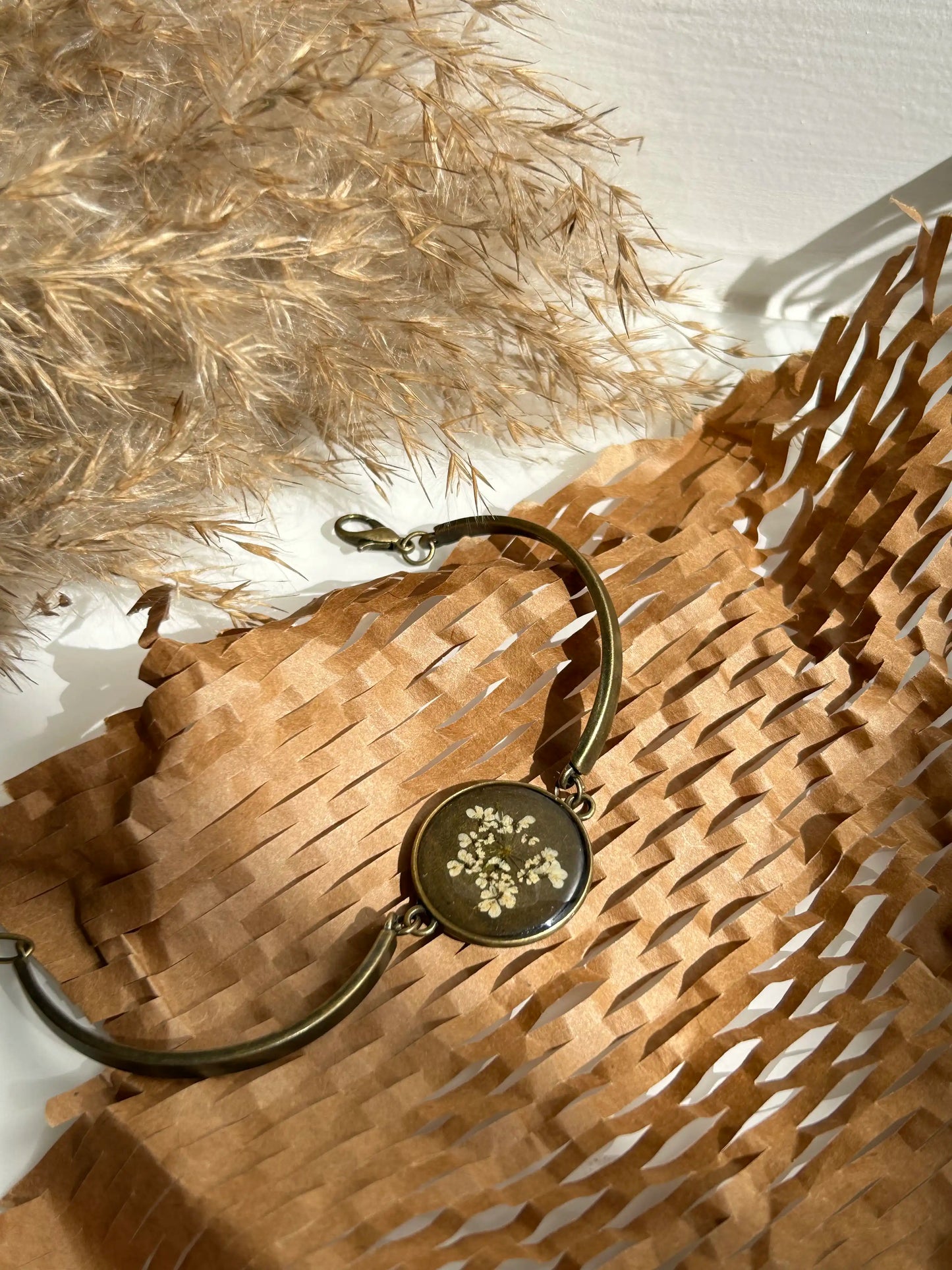 Bronze Botanical Bracelet