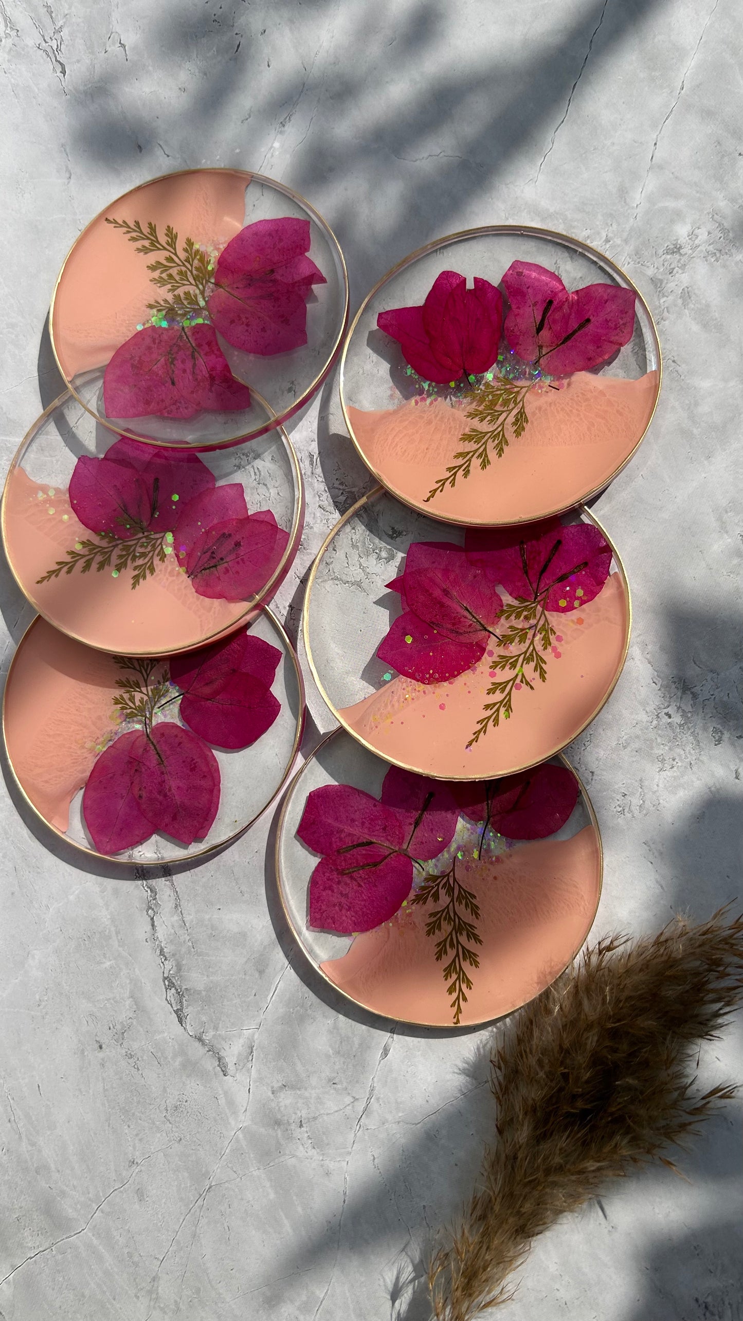 BougainBloom Coasters