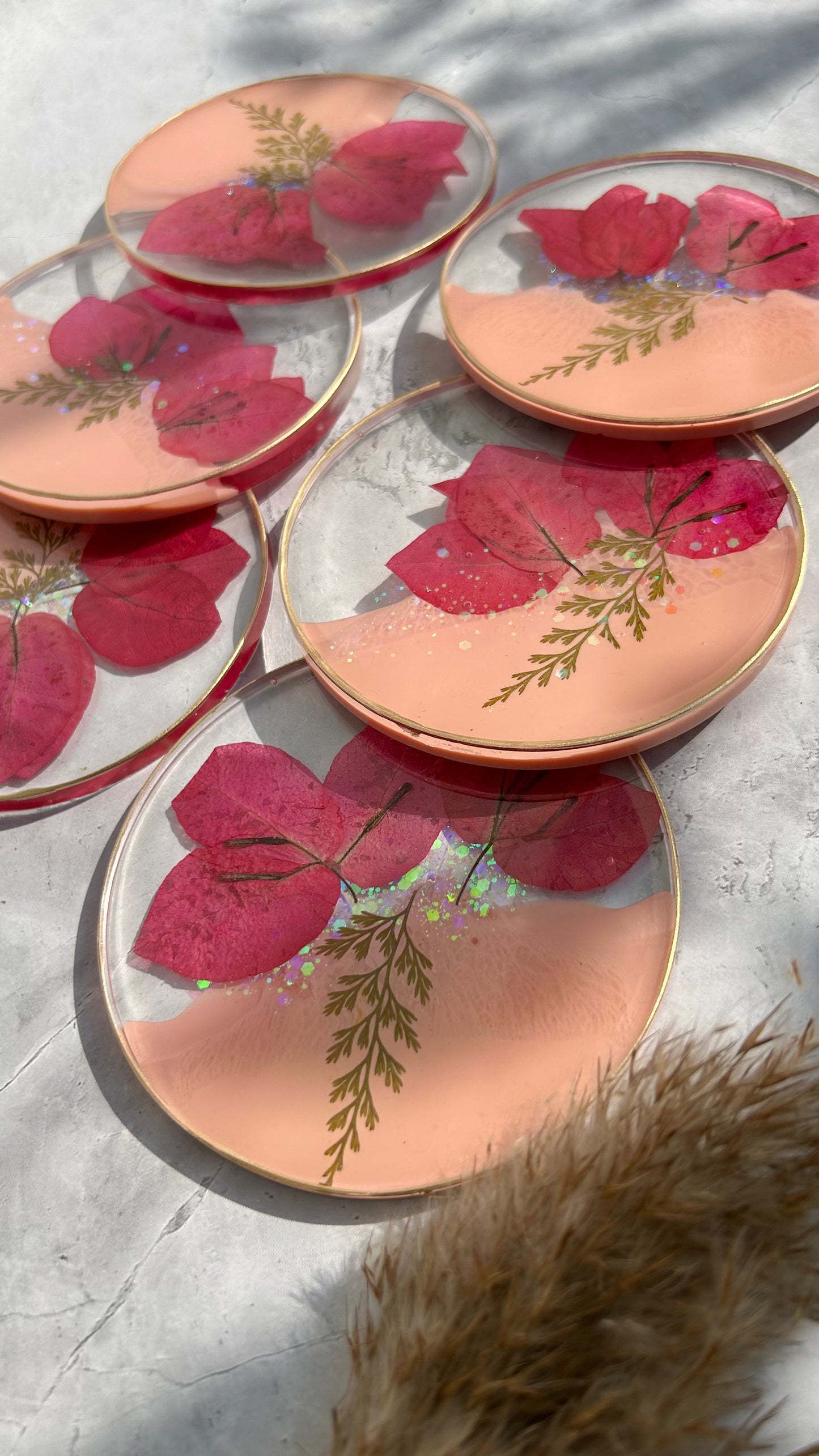 BougainBloom Coasters