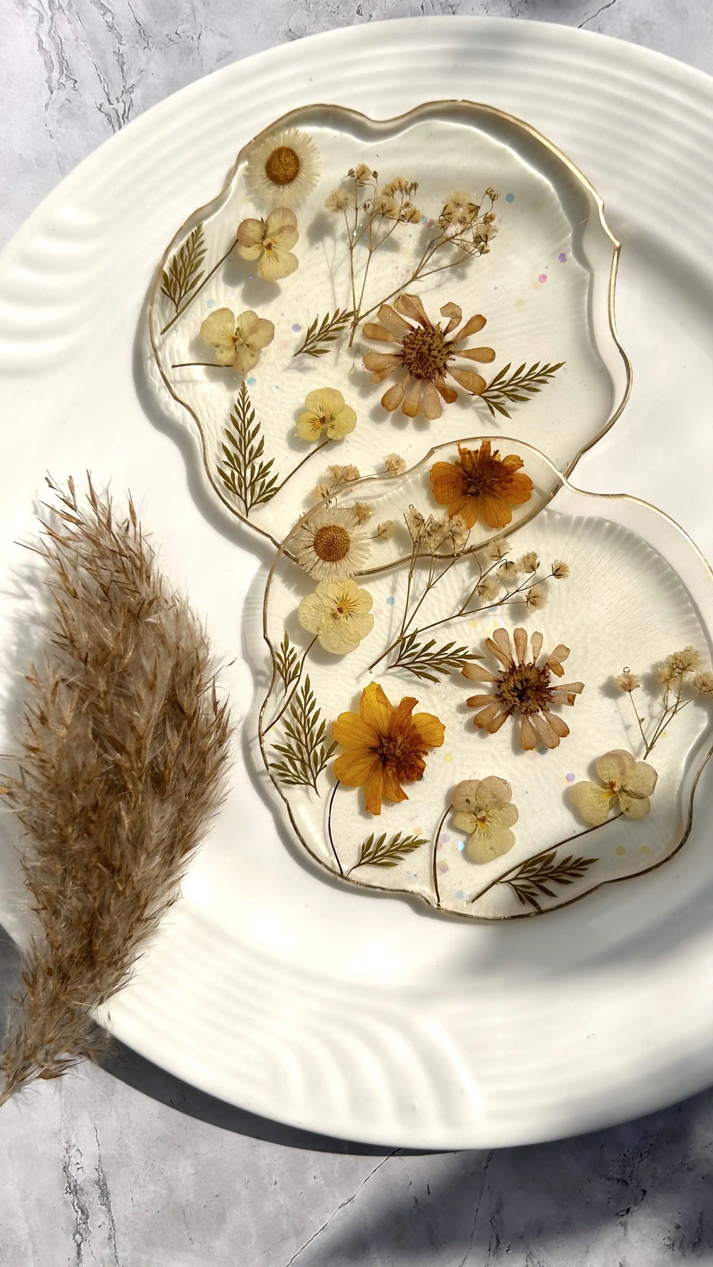 Blooming Harmony Coaster Set