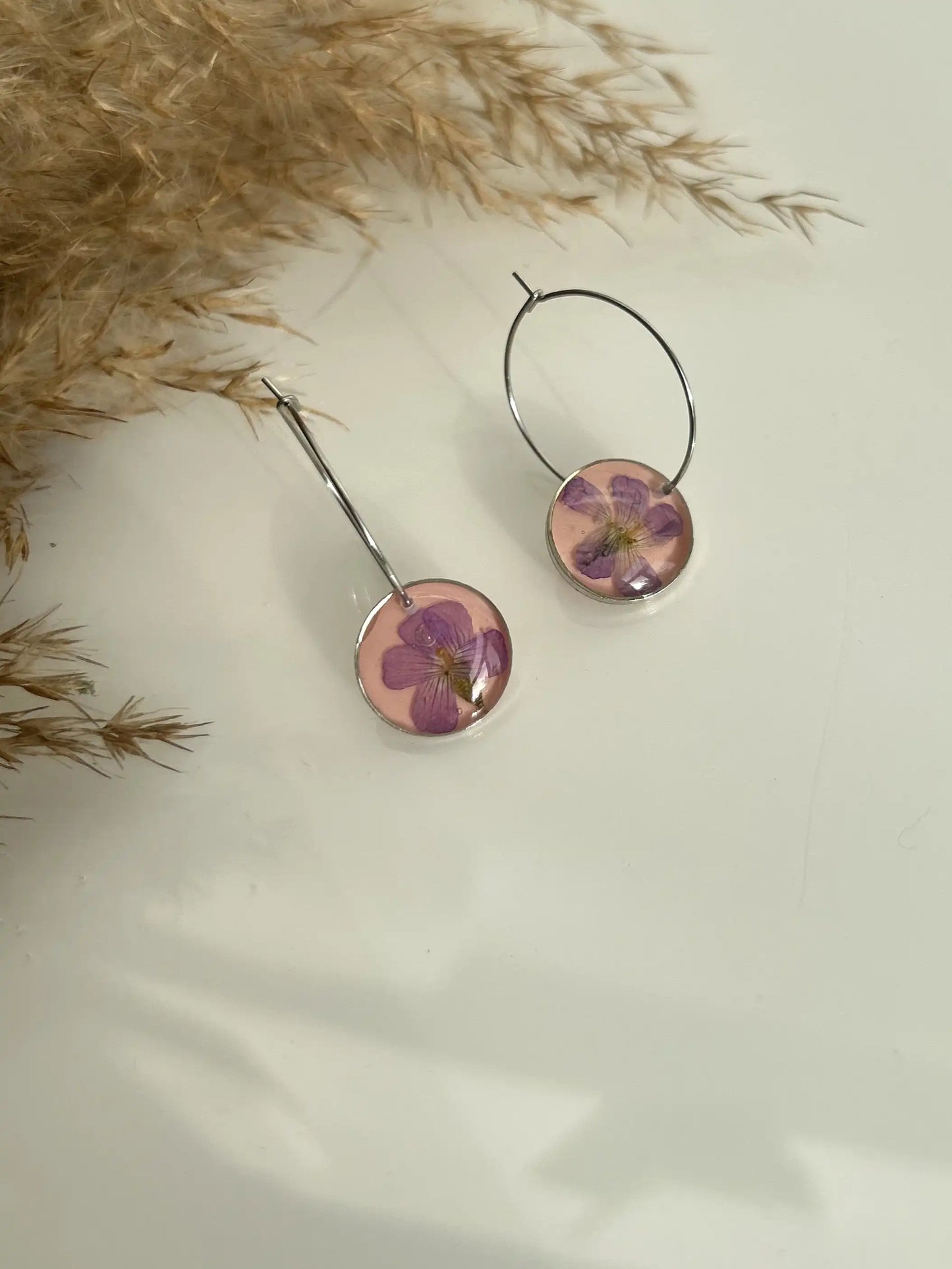 Blooming Pinkwood Hoops
