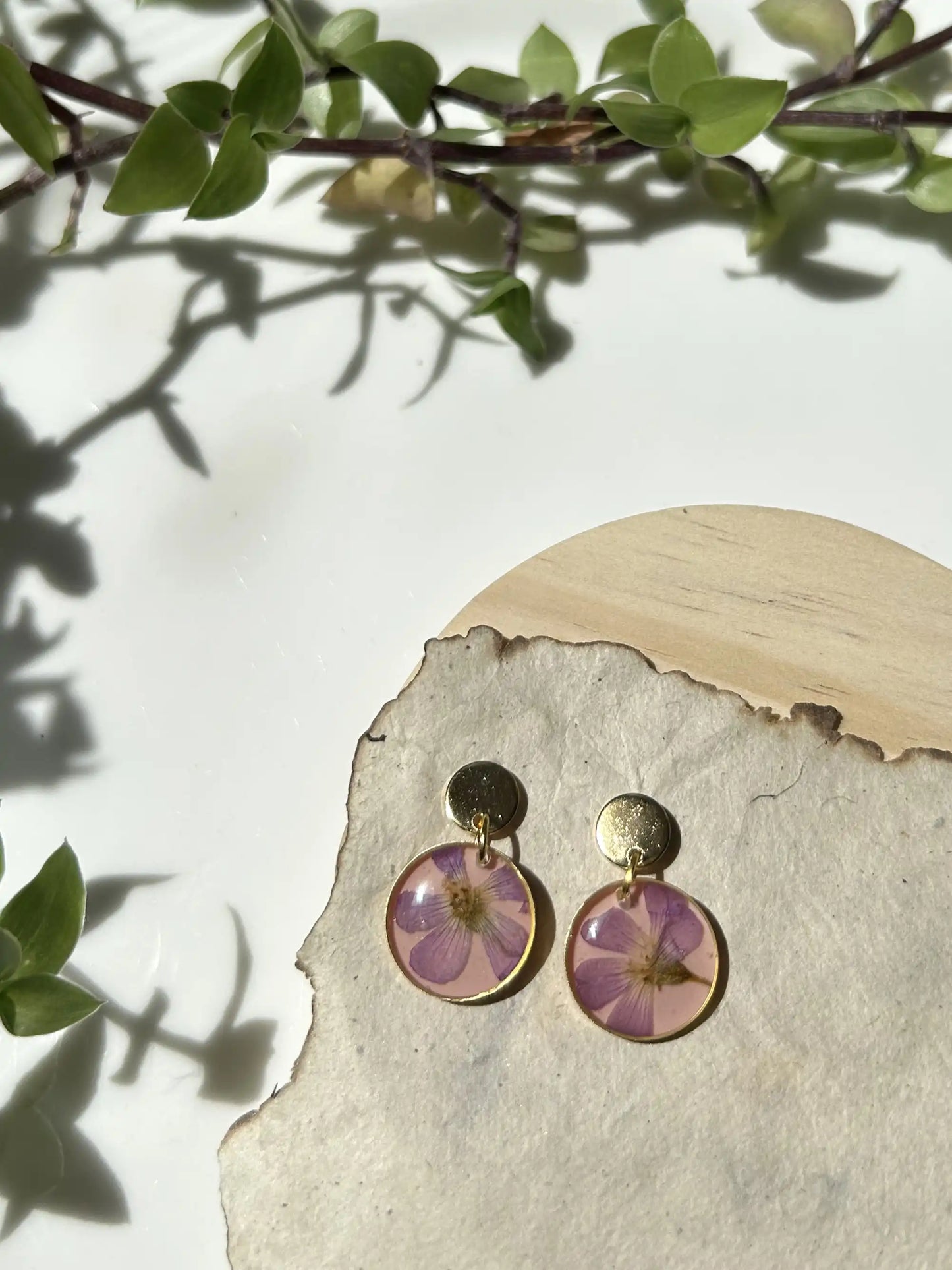 Pink Sorrel Danglers