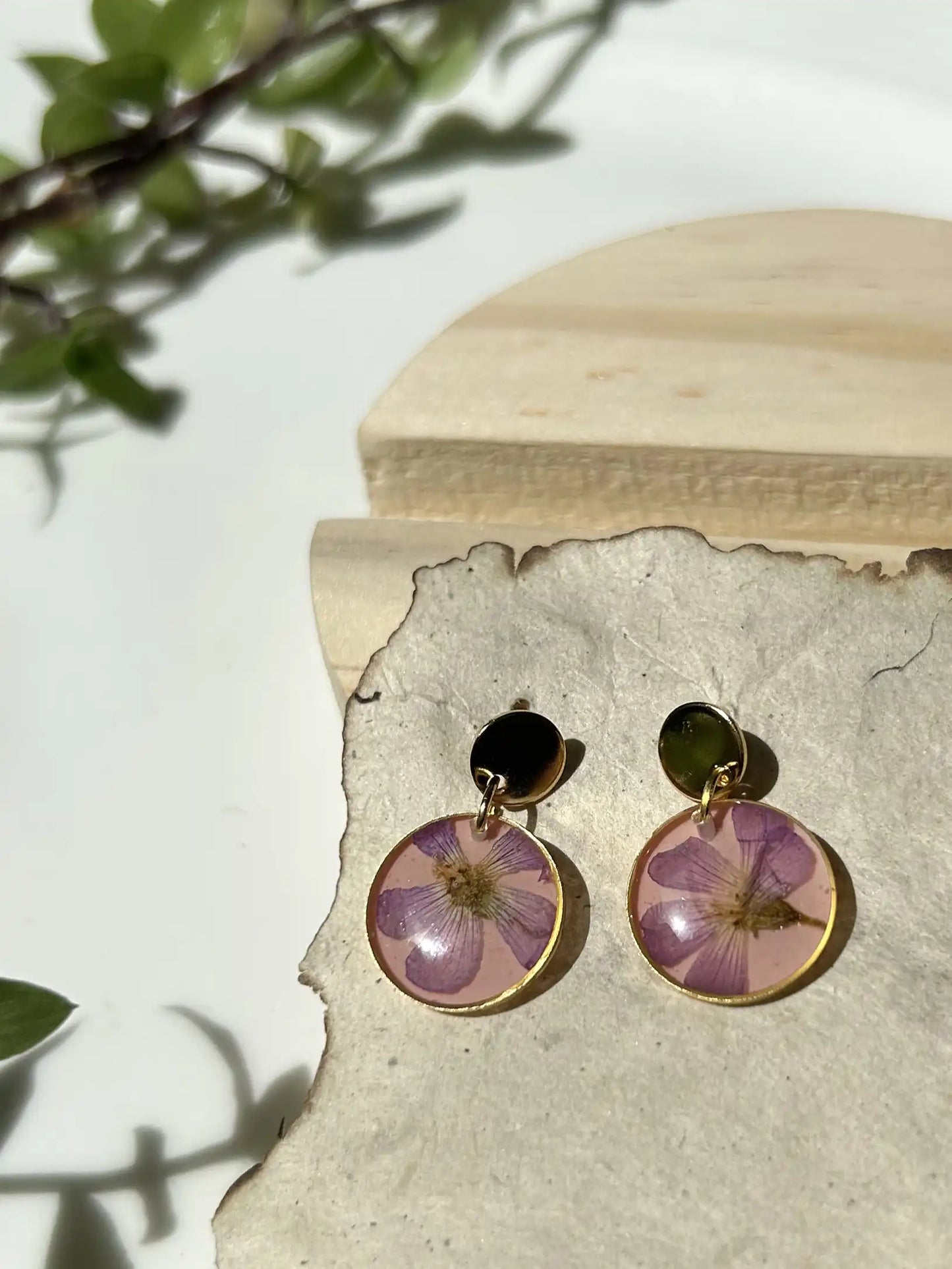 Pink Sorrel Danglers