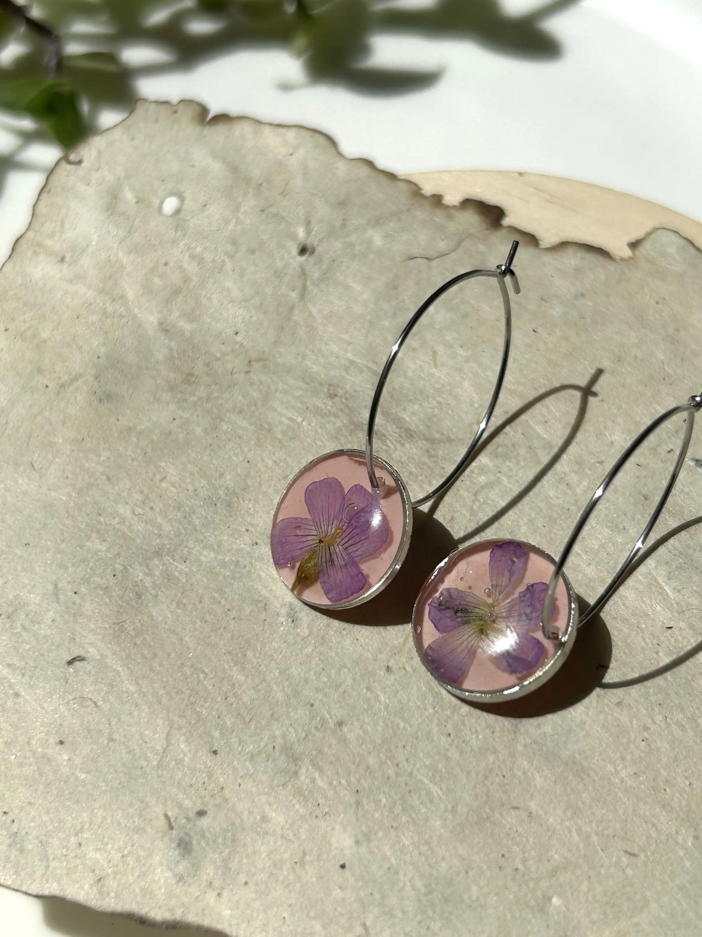 Blooming Pinkwood Hoops