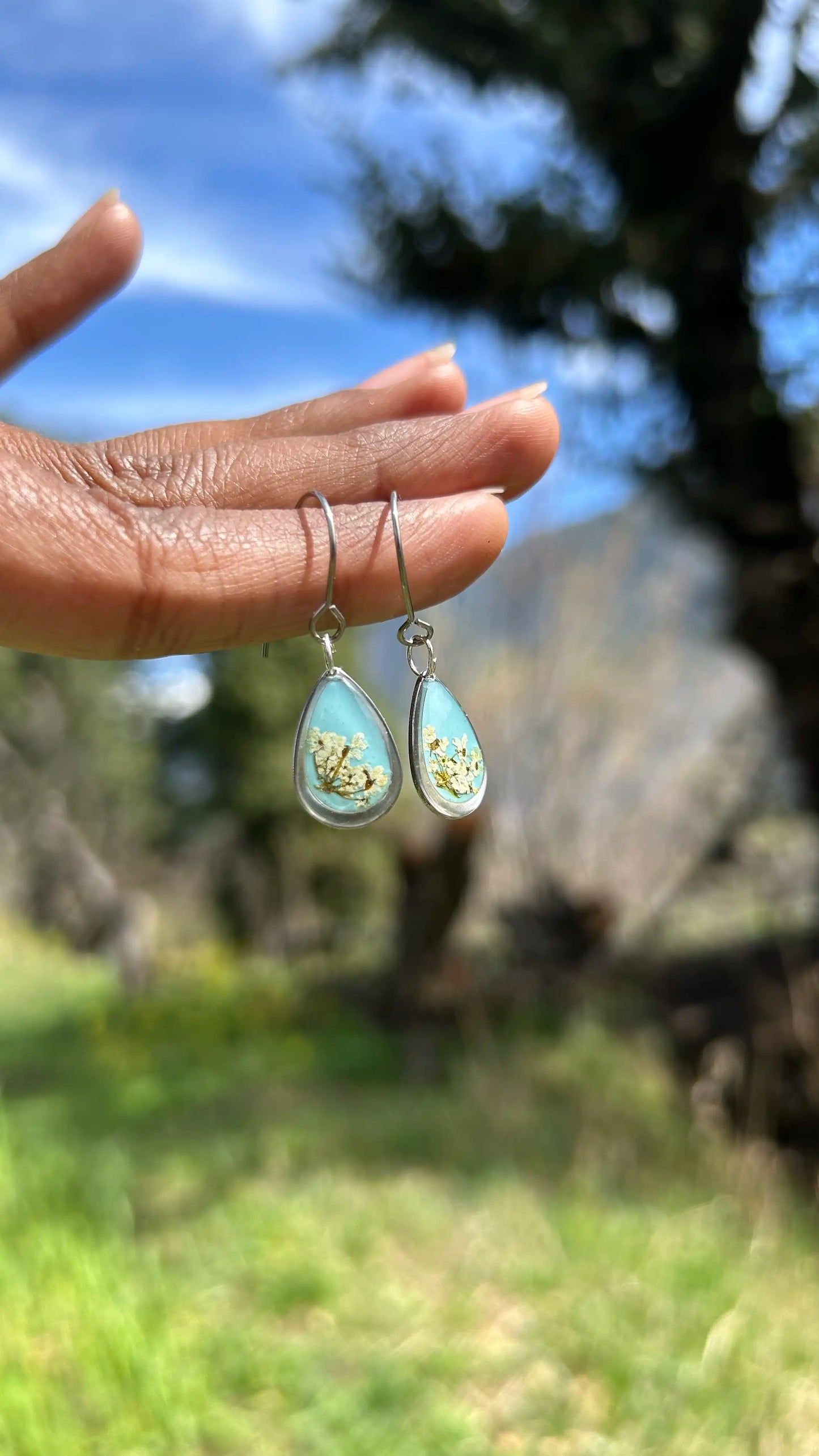 Blue Breeze Danglers