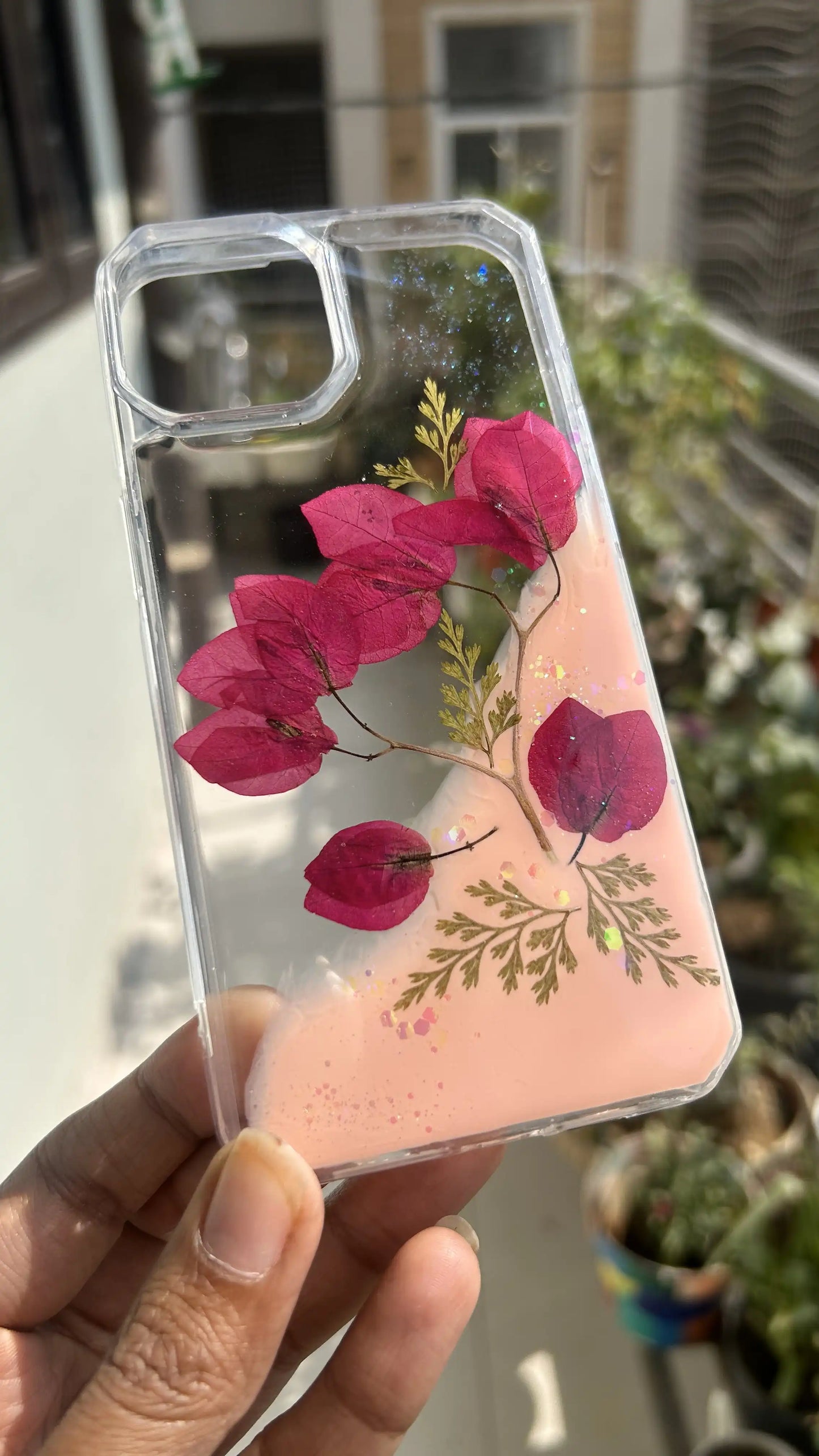 Bougain Blush Mobile Cover