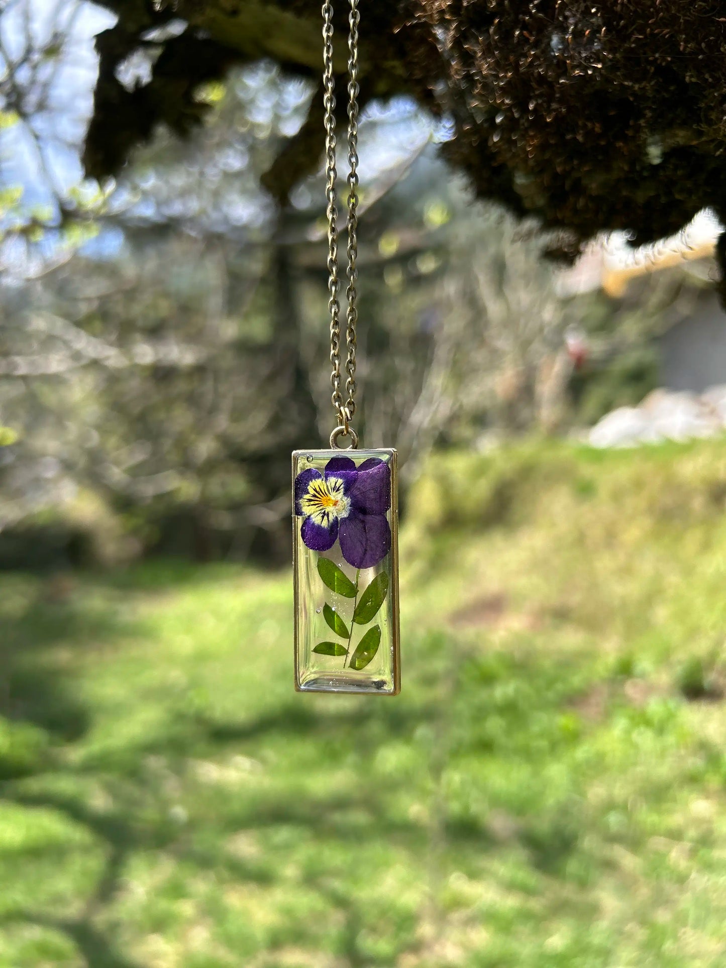 Gilded Pensy Pendant