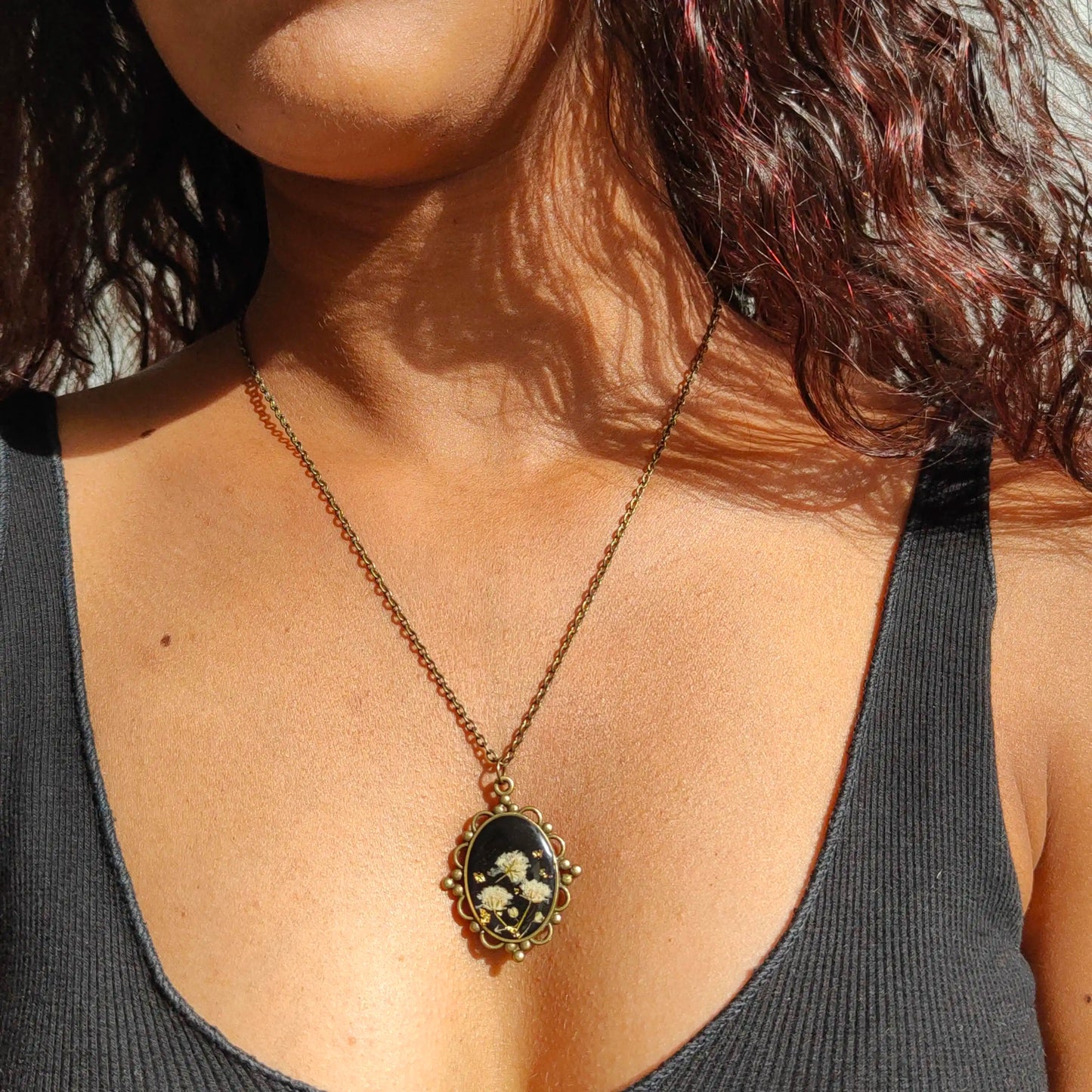 Antique Bloom Necklace - Victorian Horizon