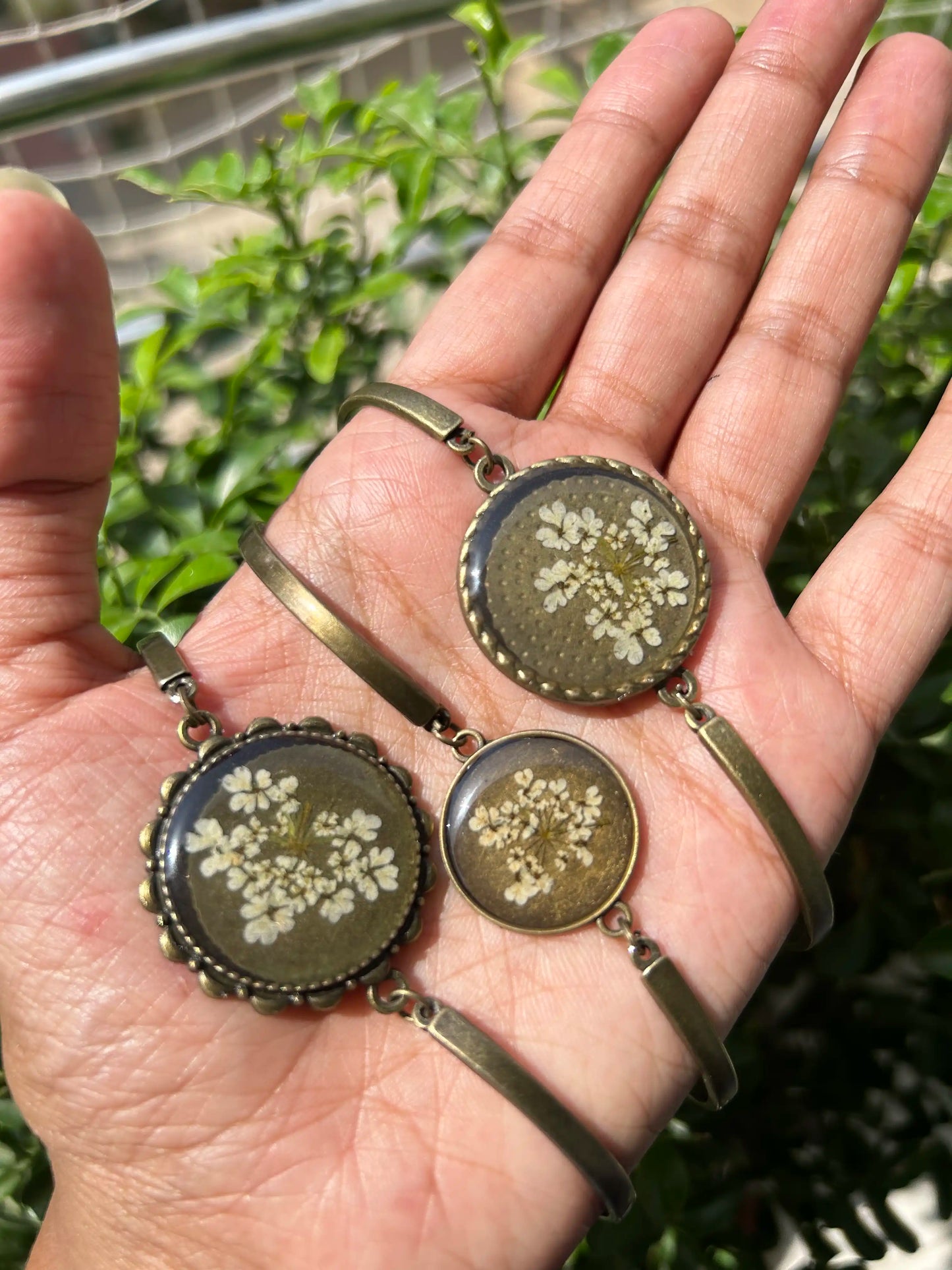 Bronze Botanical Bracelet