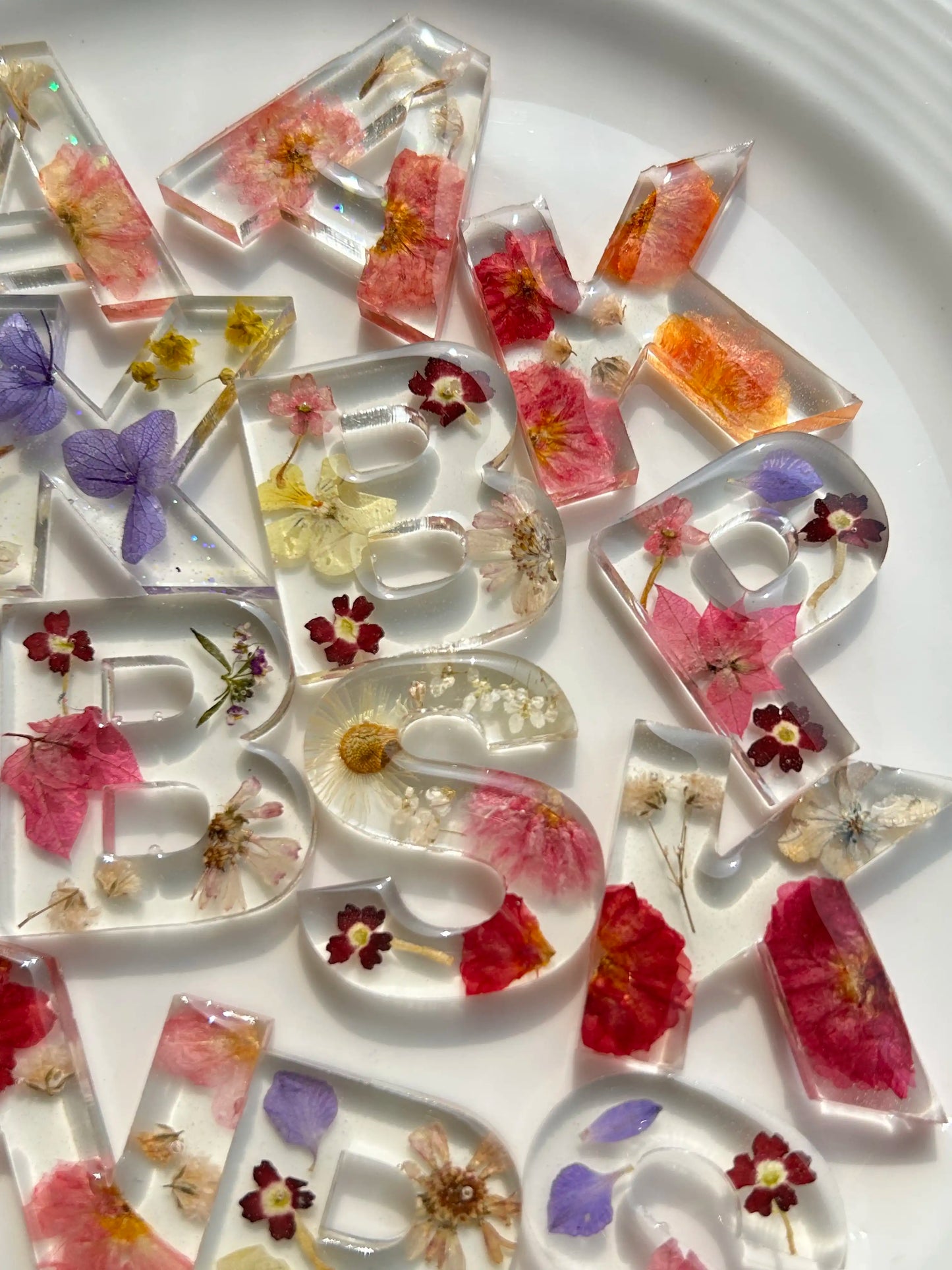 Botanic Letters Keychains