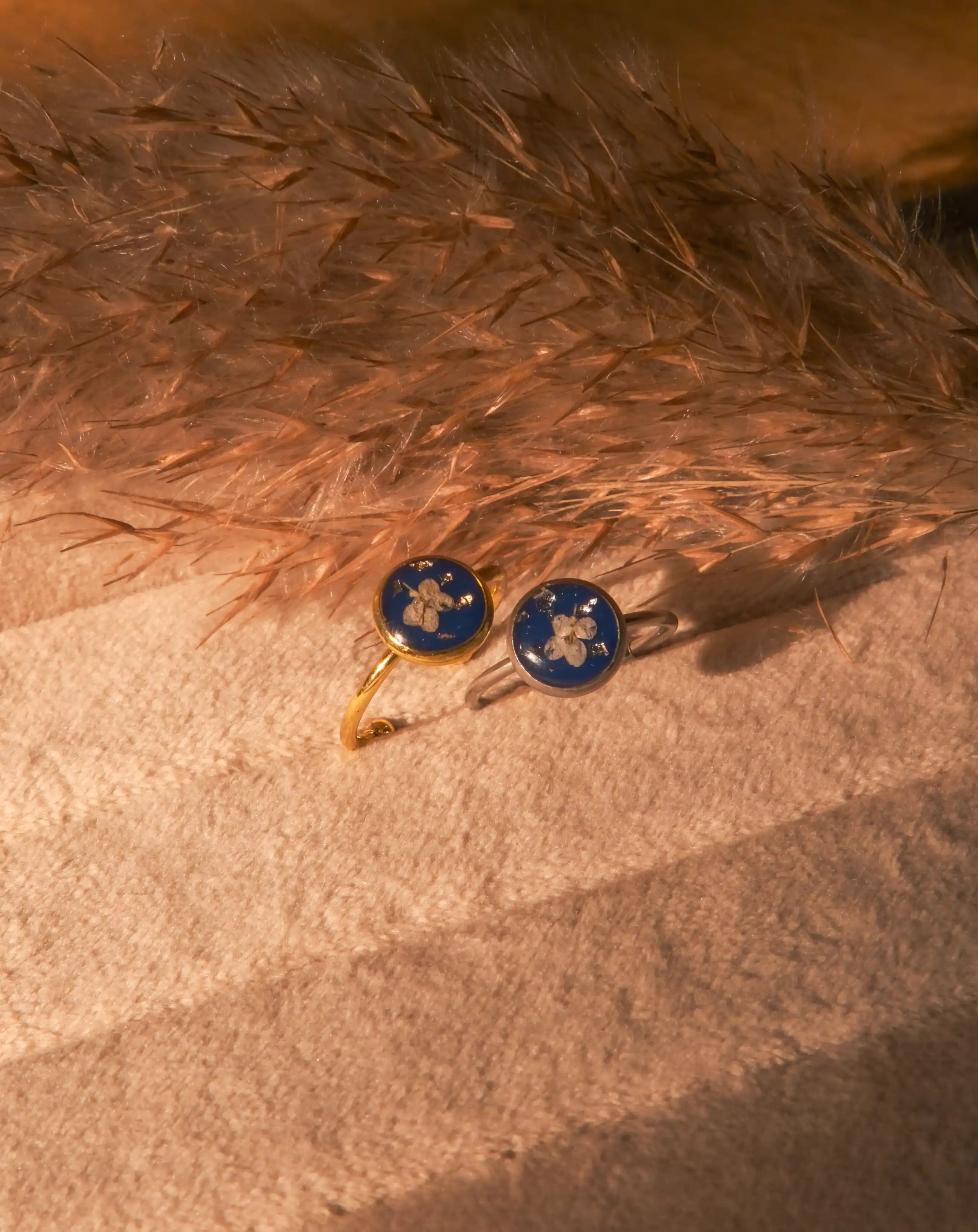 Blue Blossom Ring