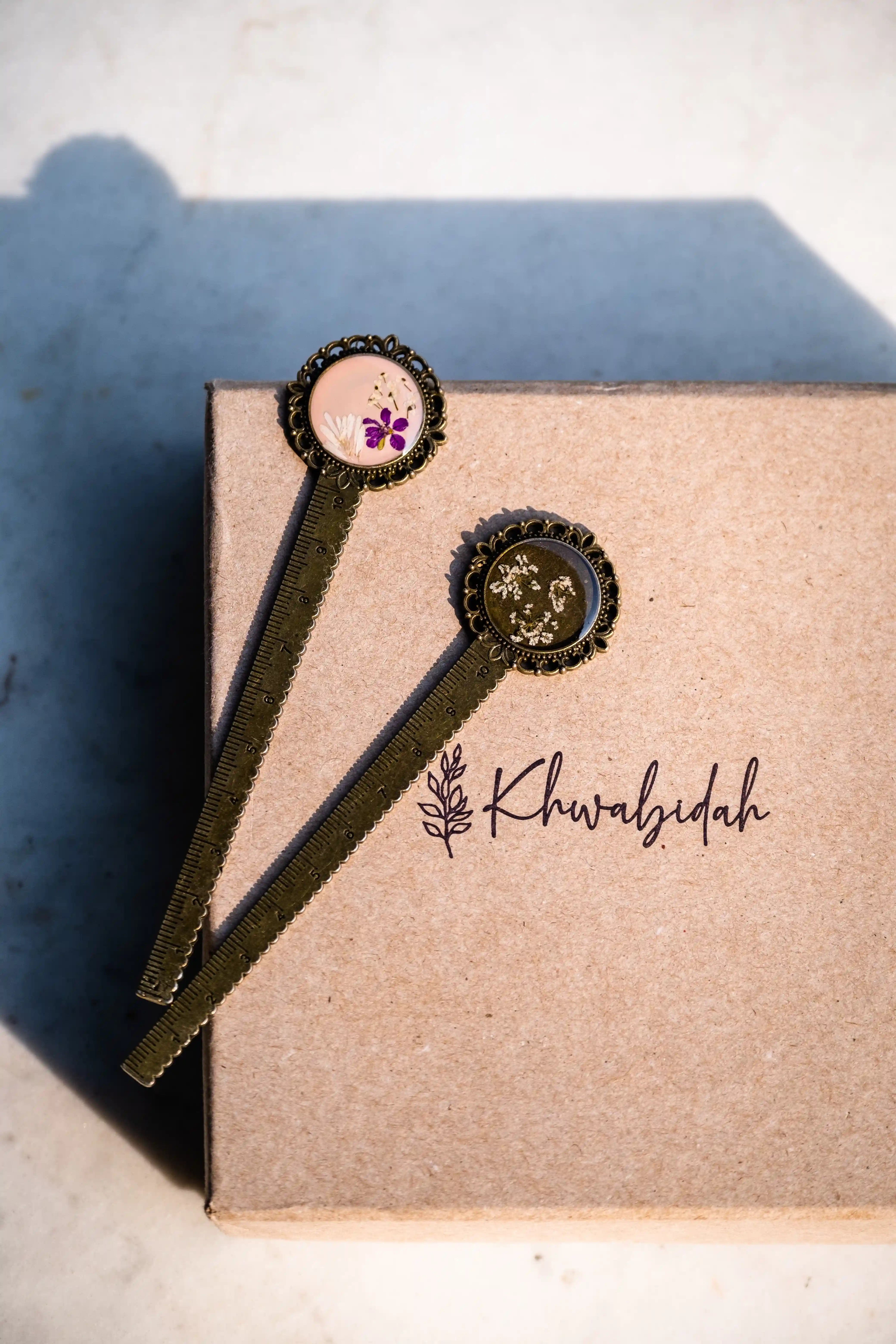 Floral Ruler Bookmark