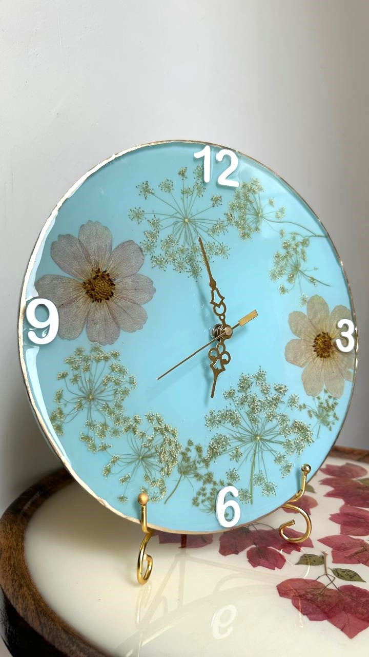 Blue-Meadow Wall Clock