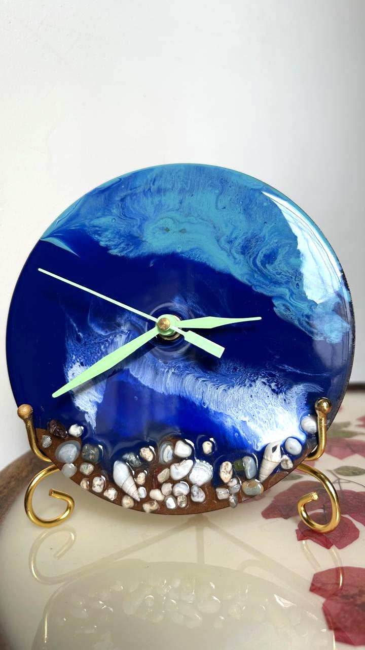 AquaGlow Table Clock