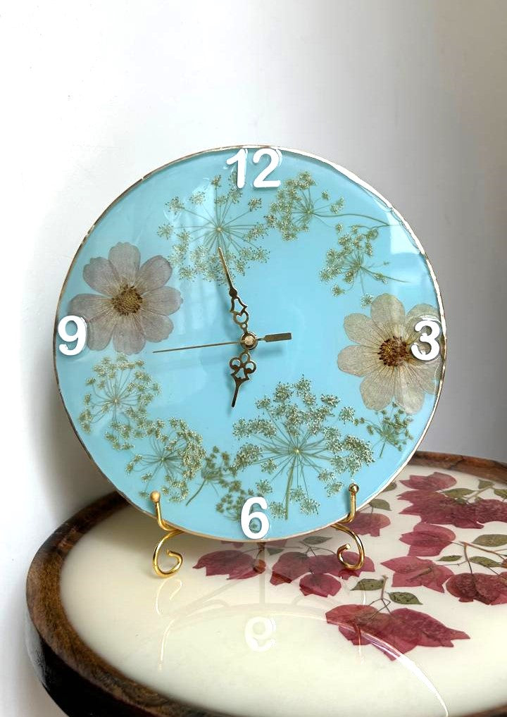 Blue-Meadow Wall Clock