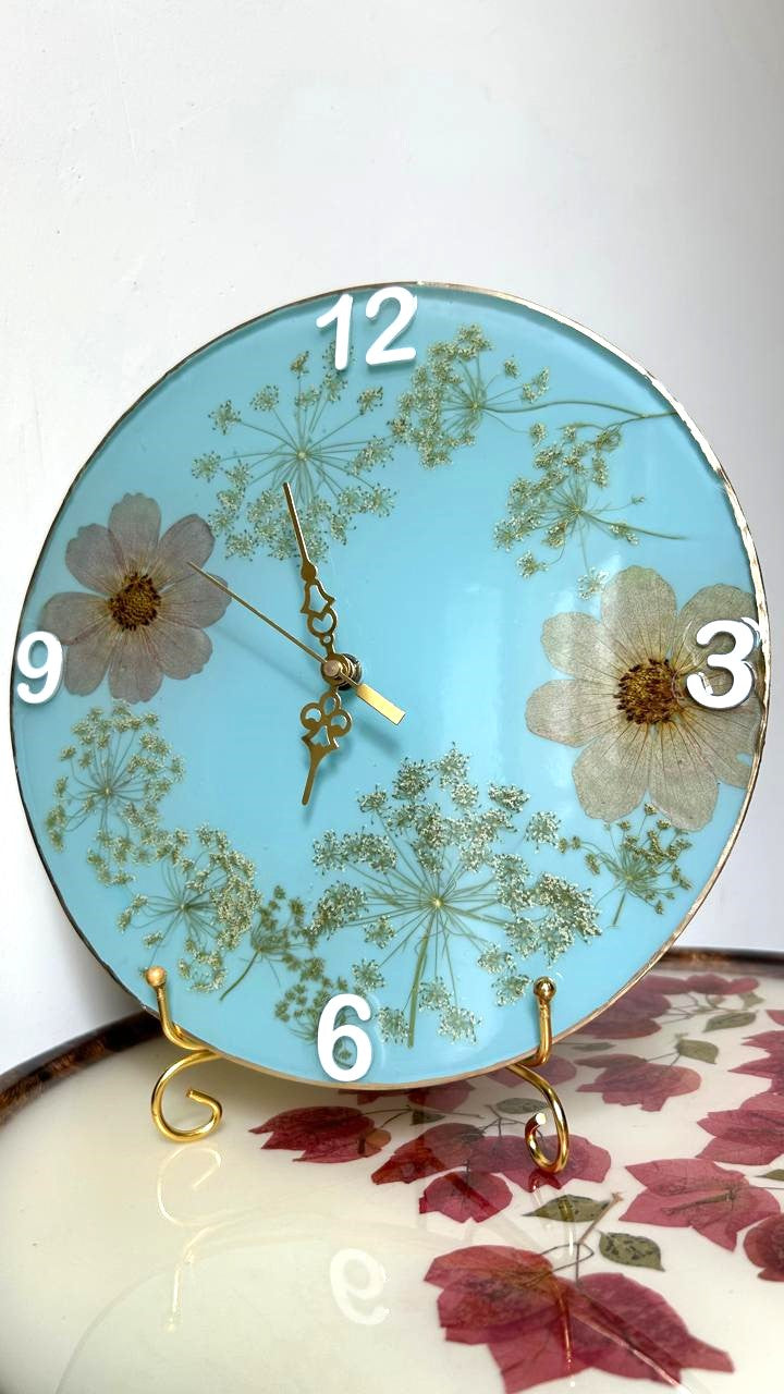 Blue-Meadow Wall Clock