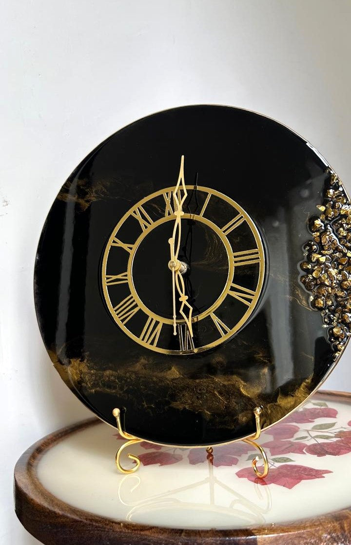 Black-Luxe Wall Clock