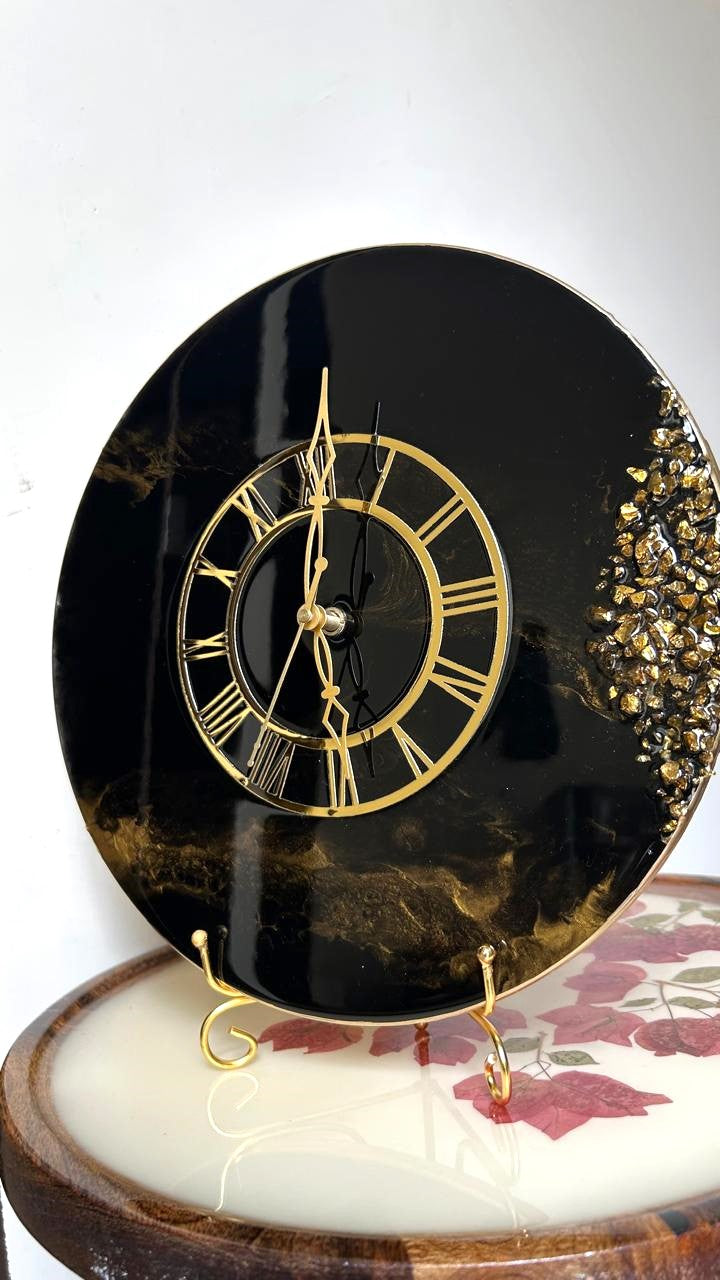 Black-Luxe Wall Clock