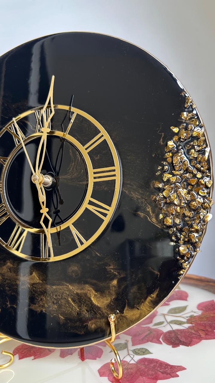 Black-Luxe Wall Clock