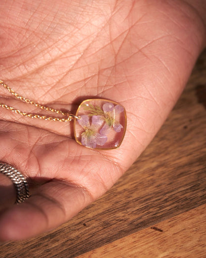 Pinkwood Charm Necklace