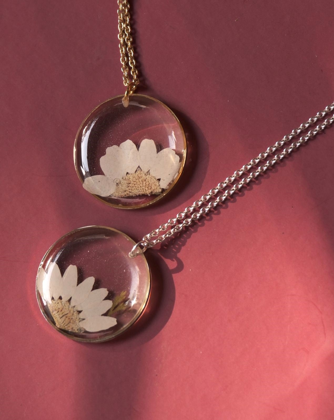 Daisy Medallion Round Necklace