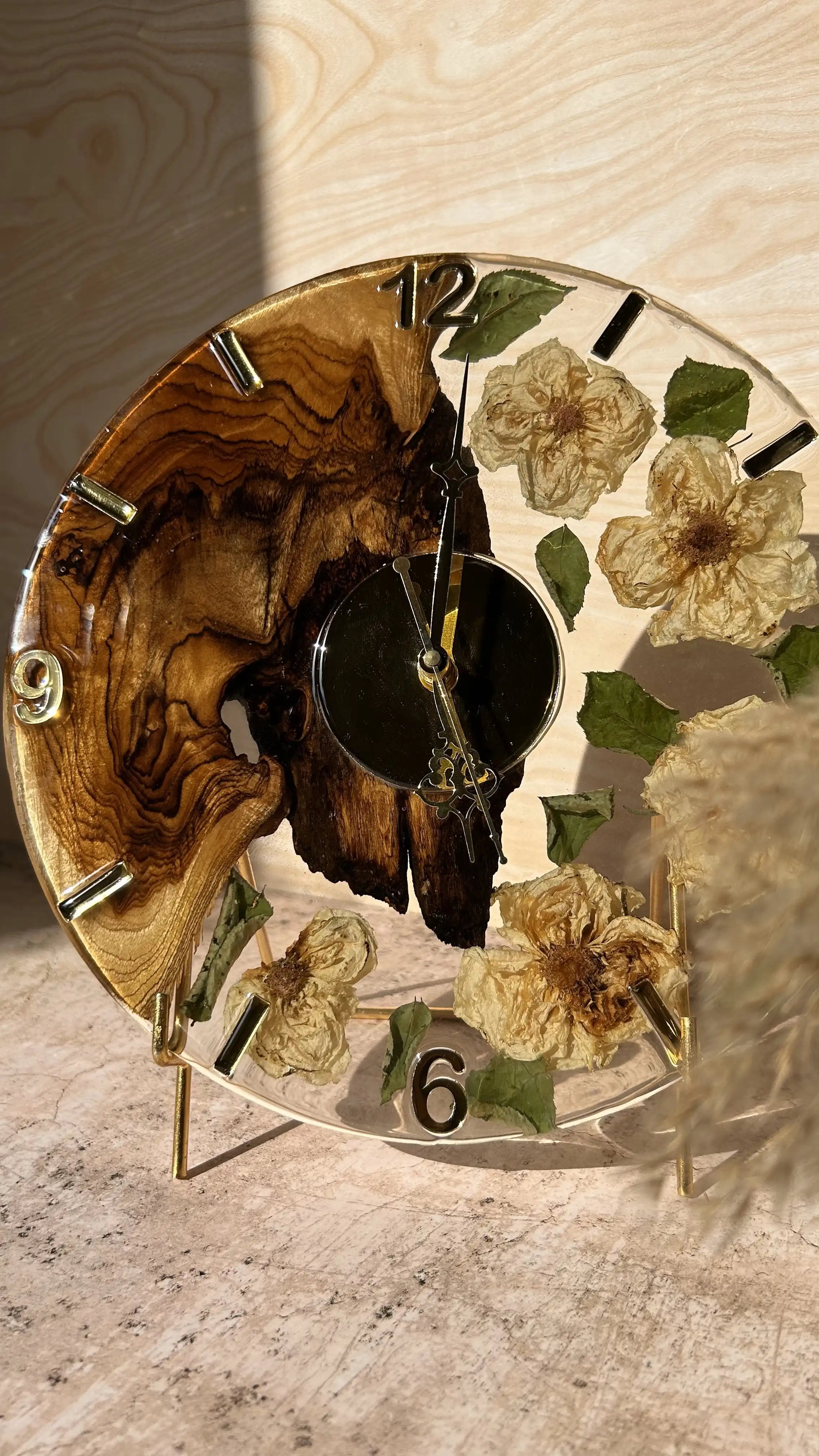 Rosewood Wall Clock