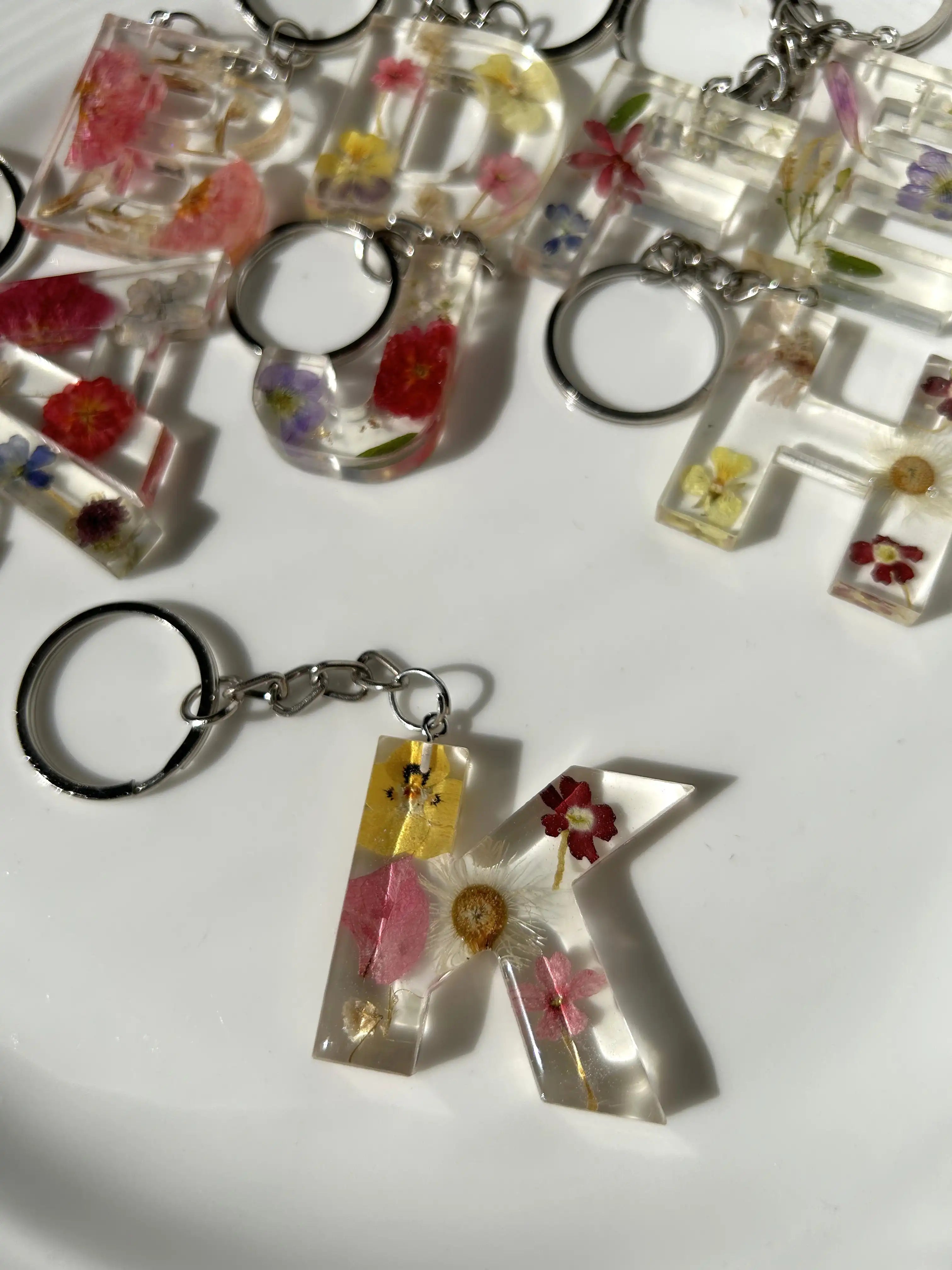 Botanic Letters Keychains