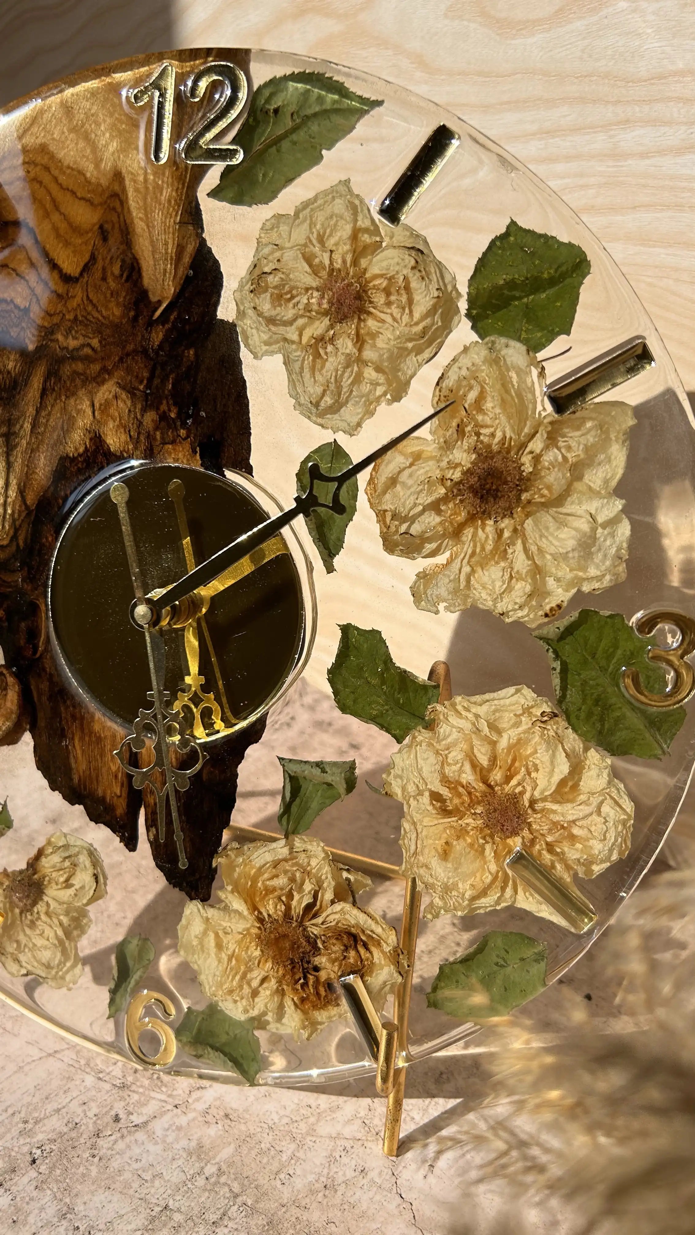 Rosewood Wall Clock
