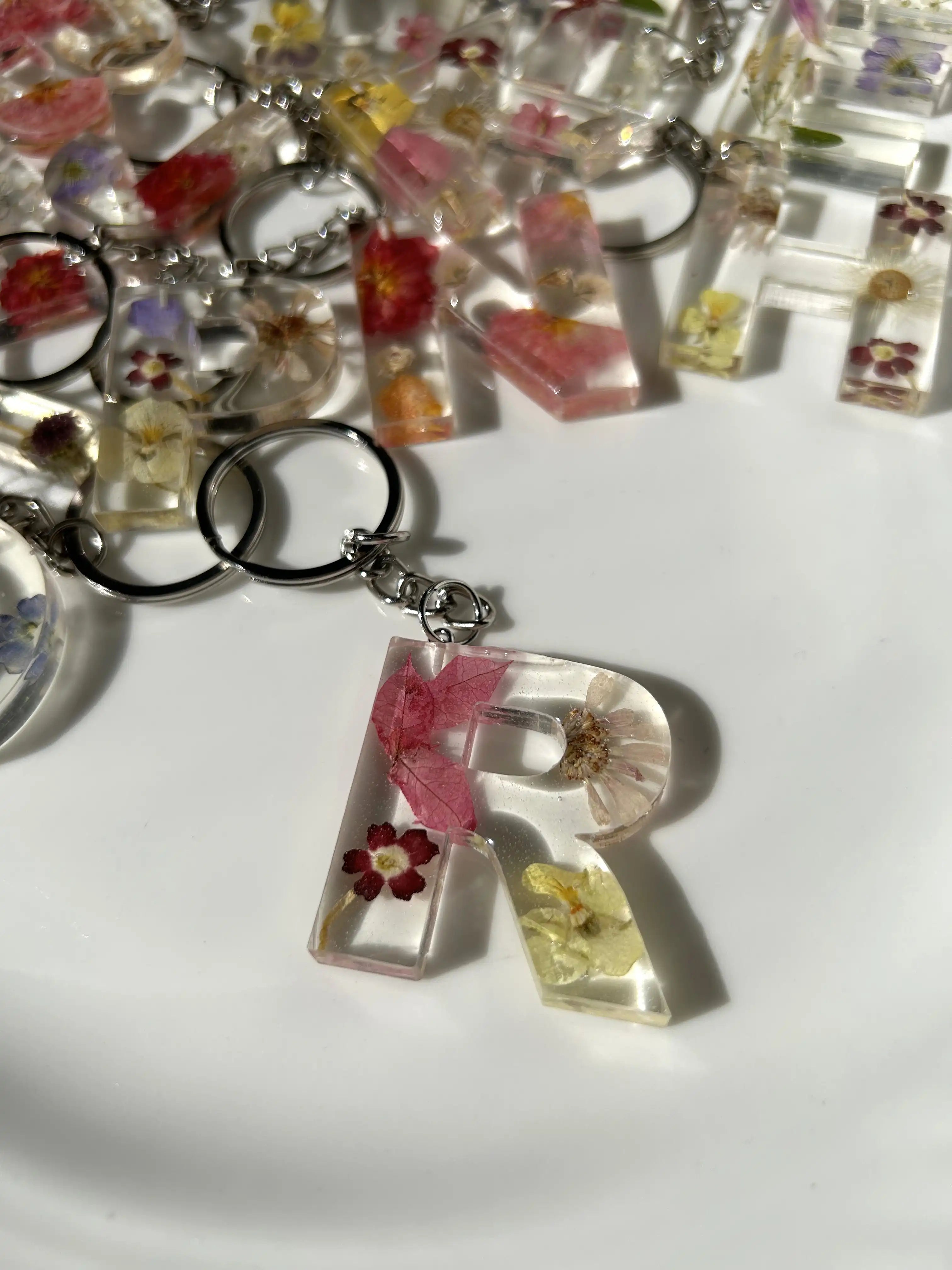 Botanic Letters Keychains