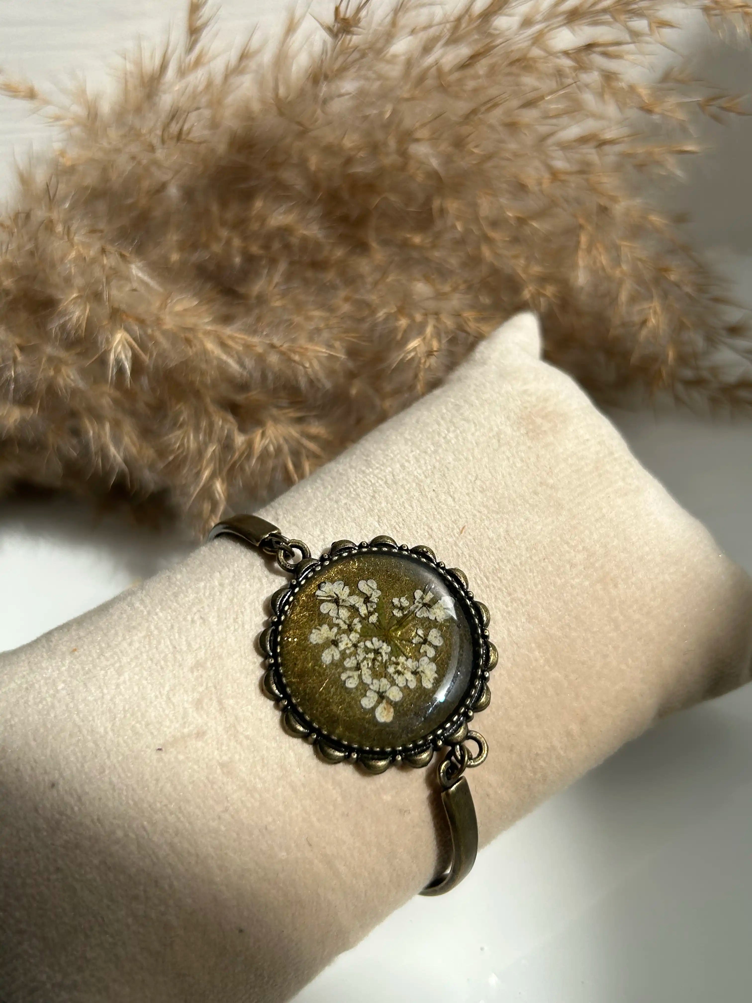 Bronze Botanical Bracelet
