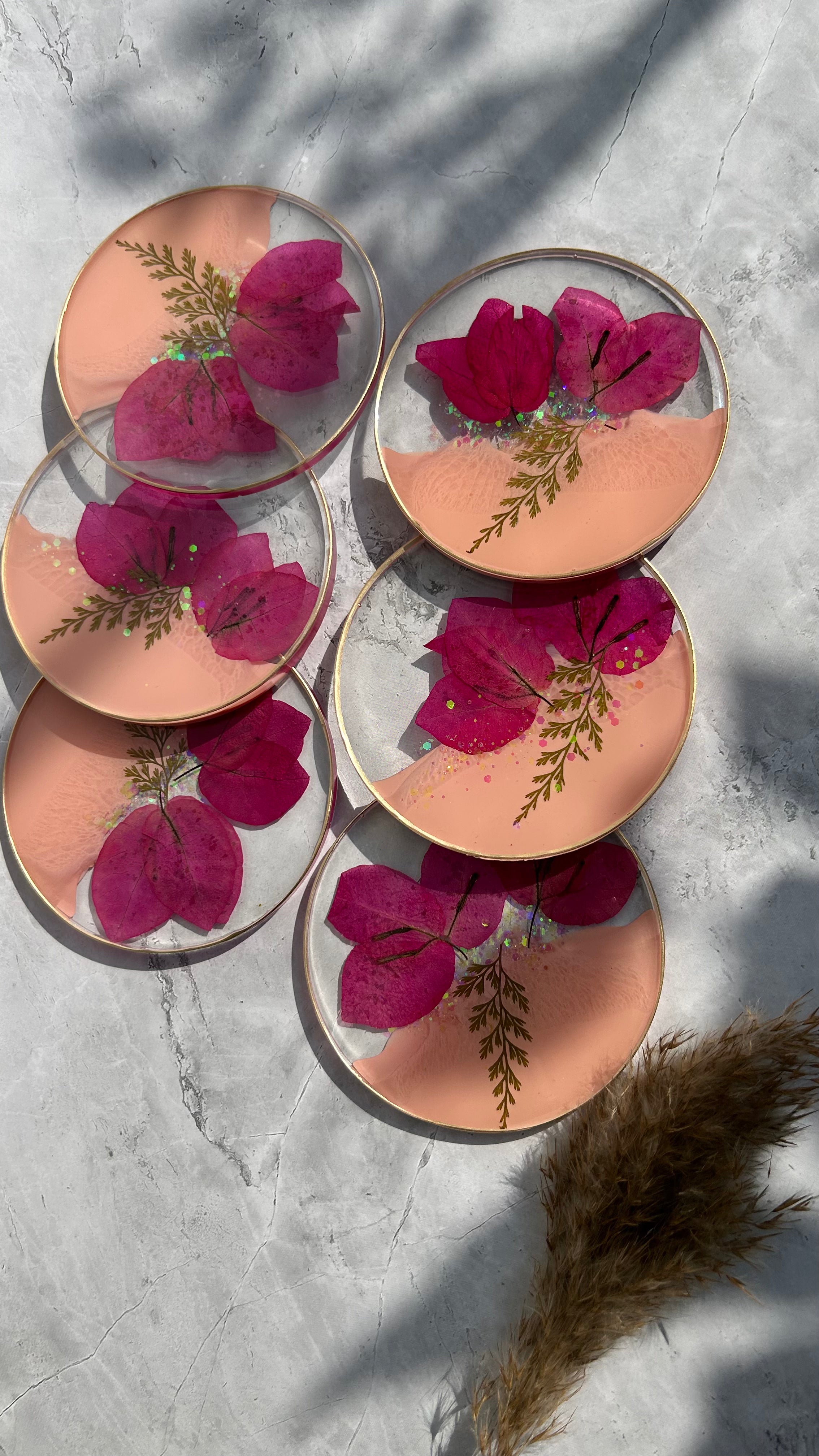 BougainBloom Coasters