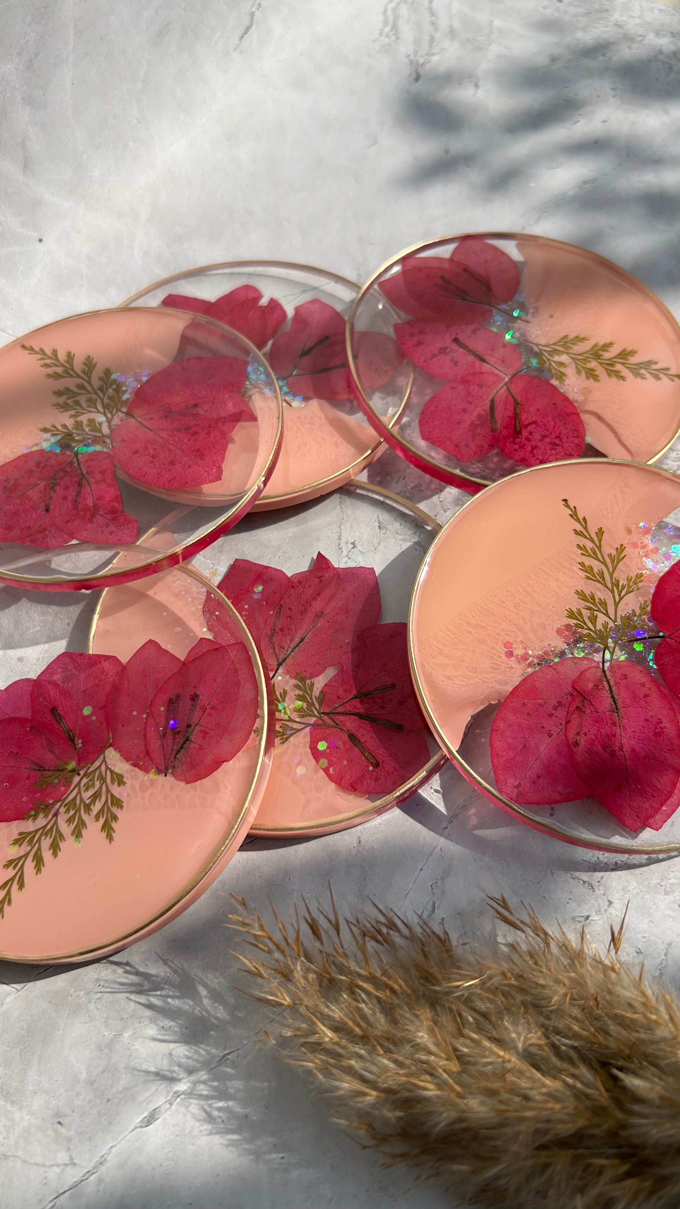 BougainBloom Coasters