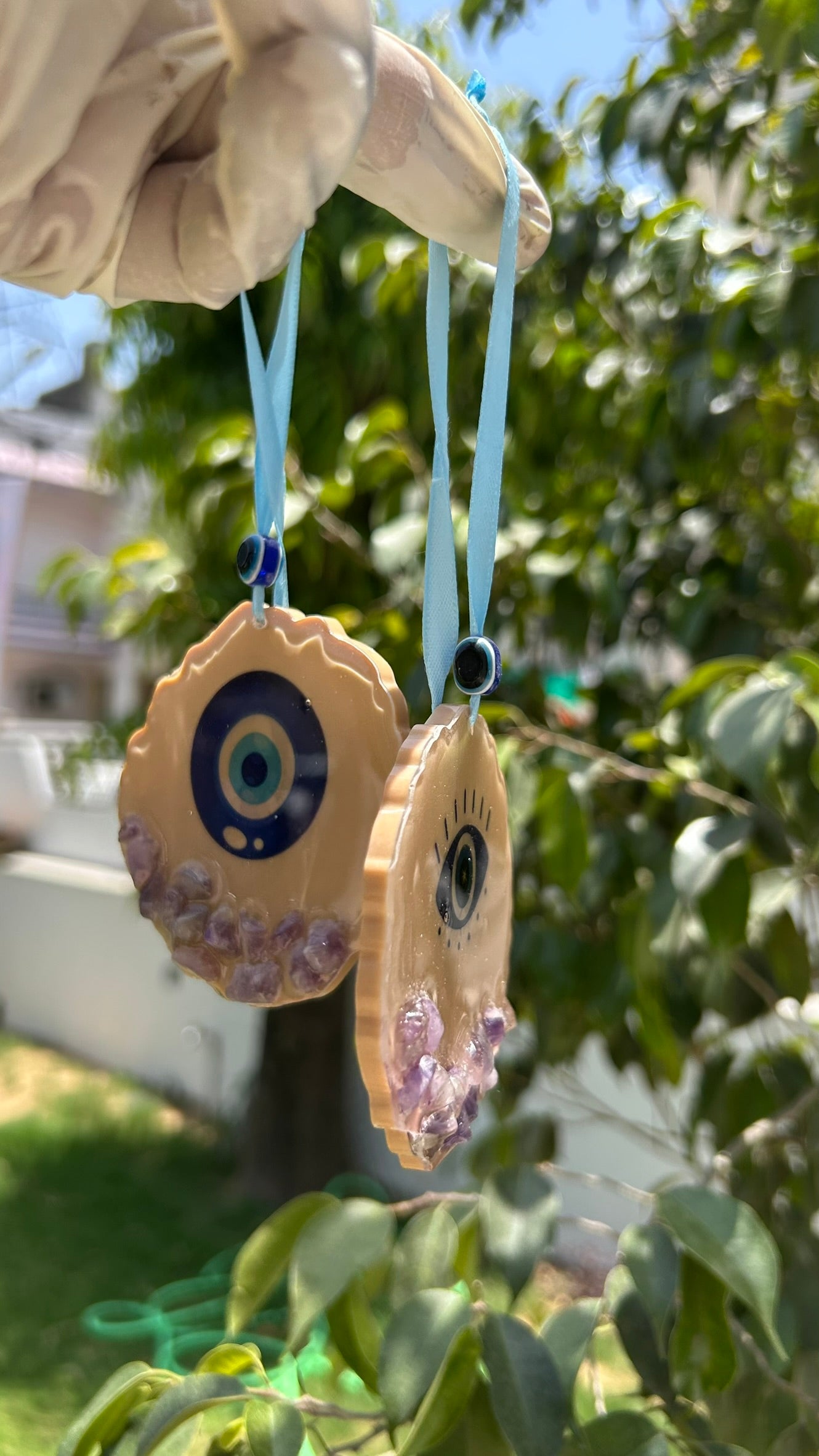 BloomDrop Car Hanging - Evil Eye | Baige II