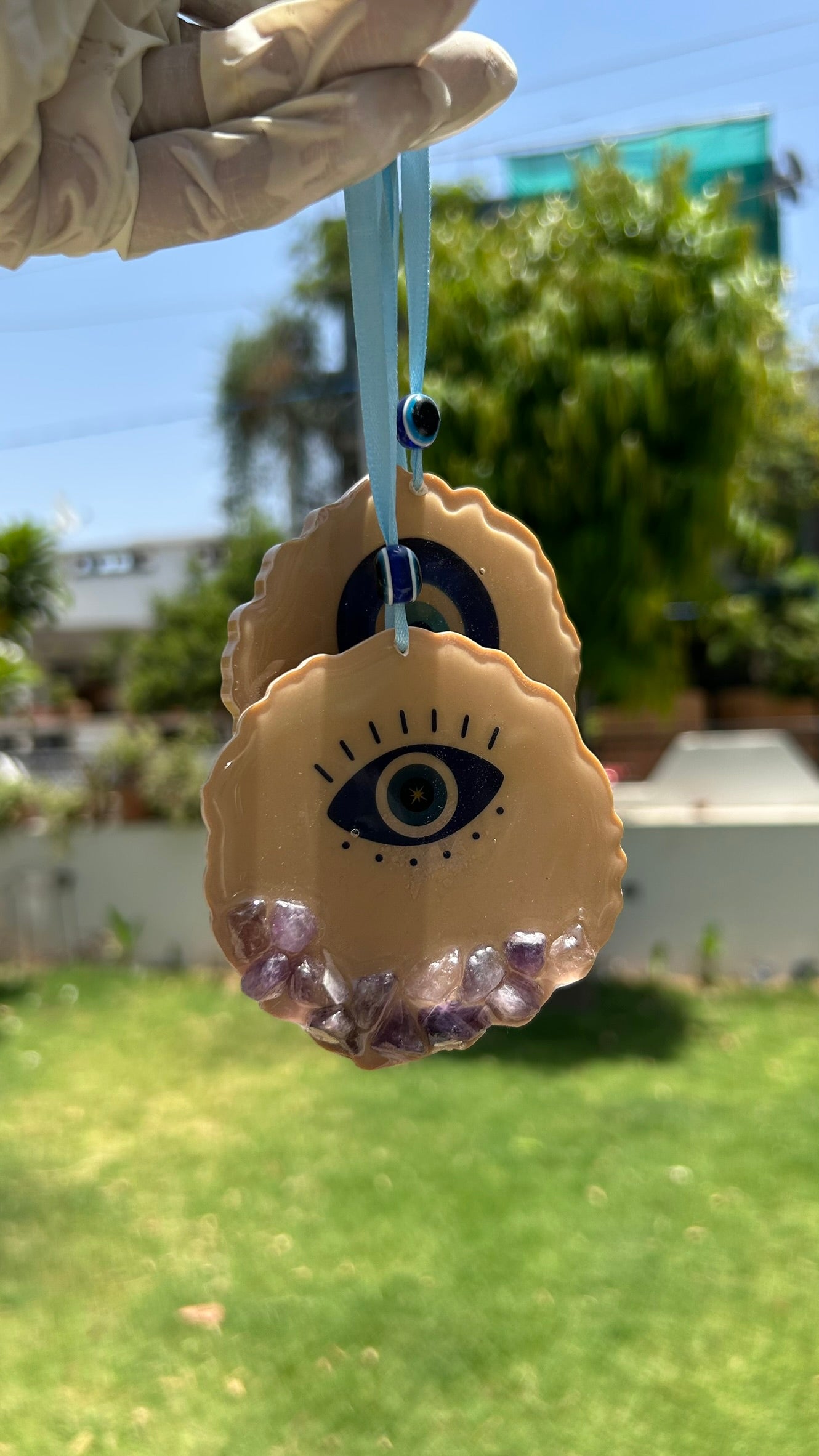 BloomDrop Car Hanging - Evil Eye | Baige I